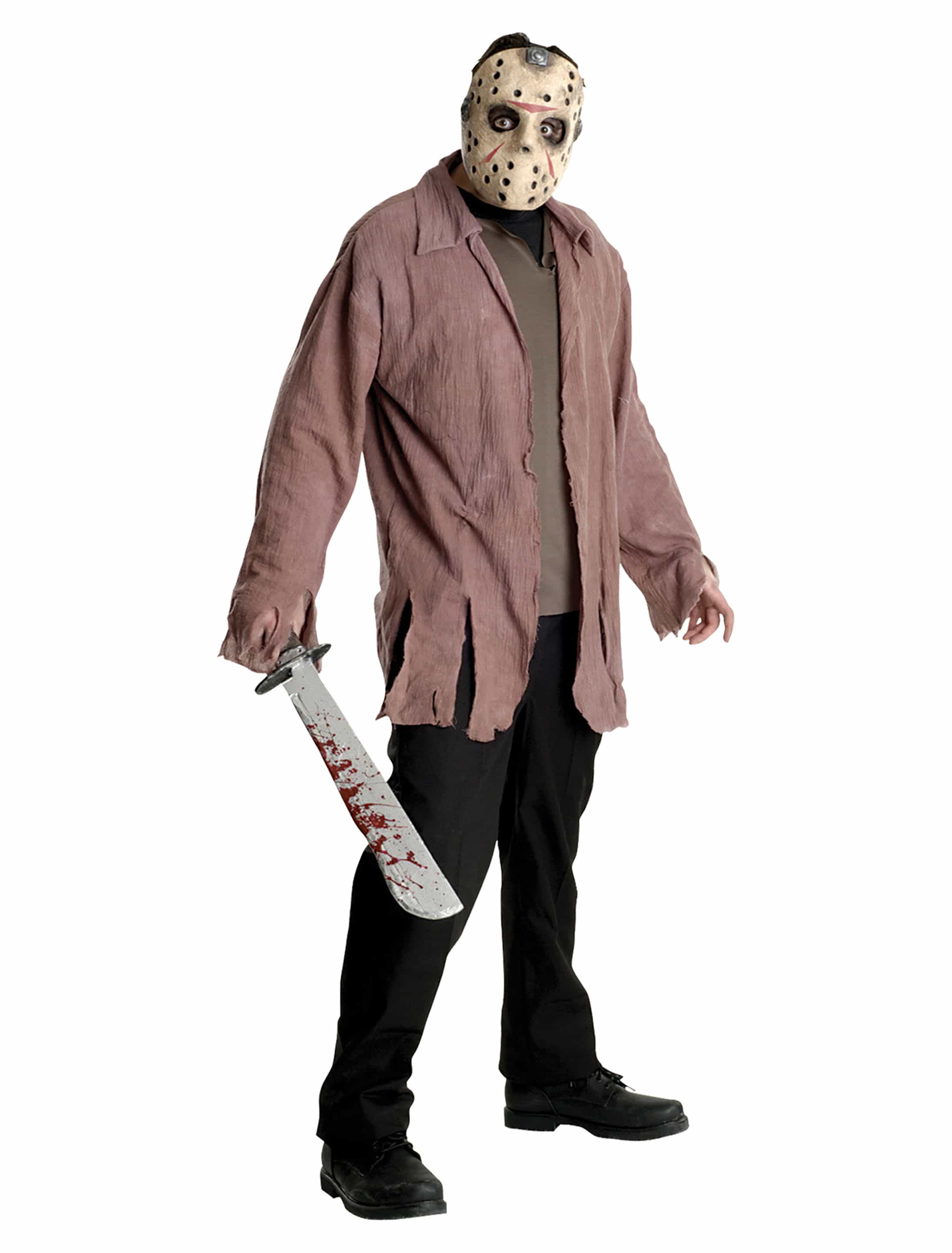 Kostüm Jason Voorhees 2-tlg. braun XS