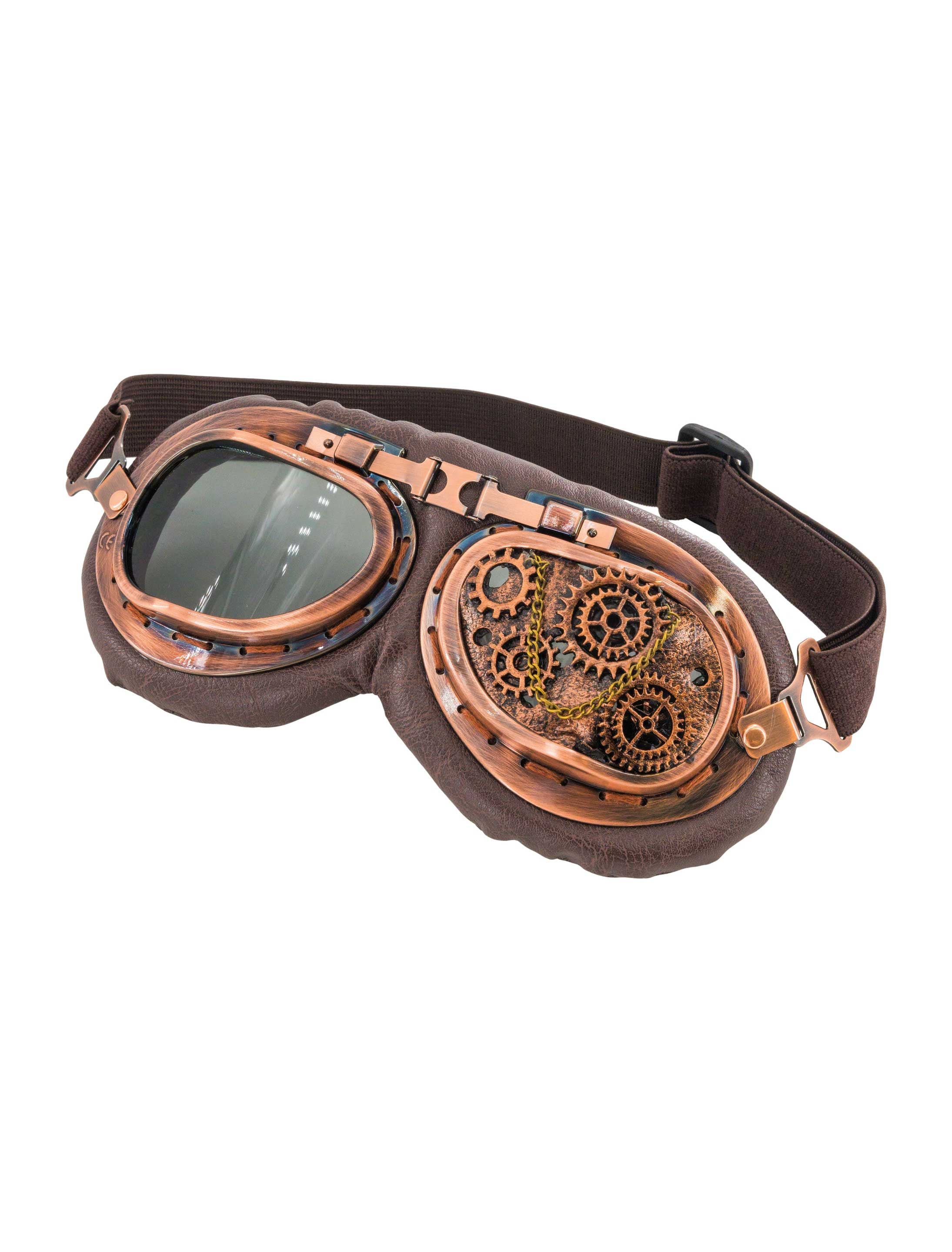 Brille Steampunk kupfer