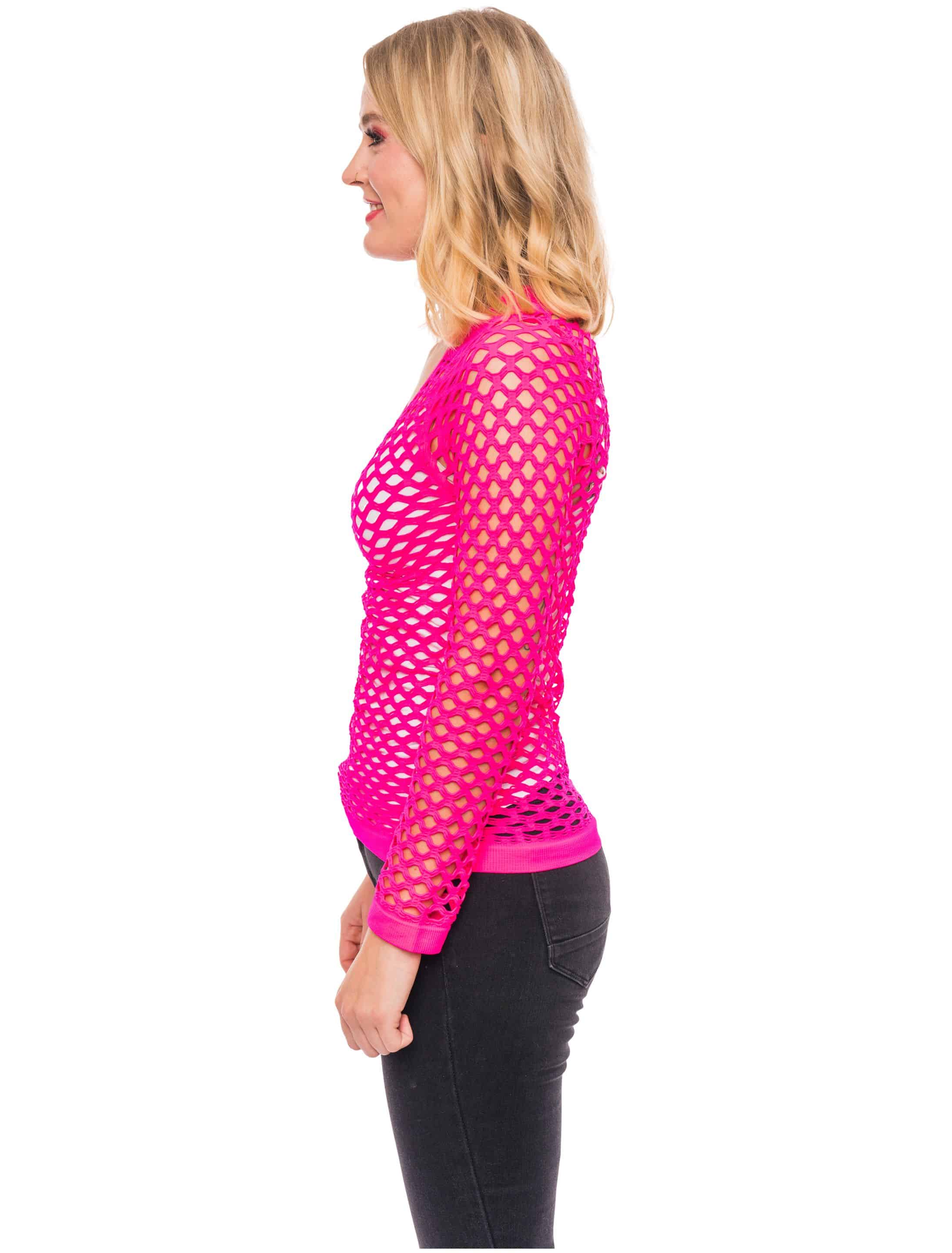 Netzshirt neonpink S/M