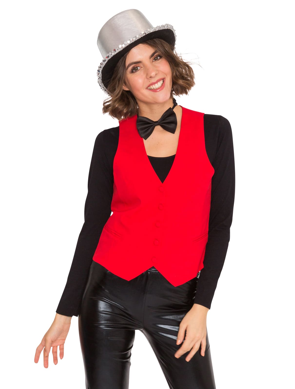 Weste Damen rot XL