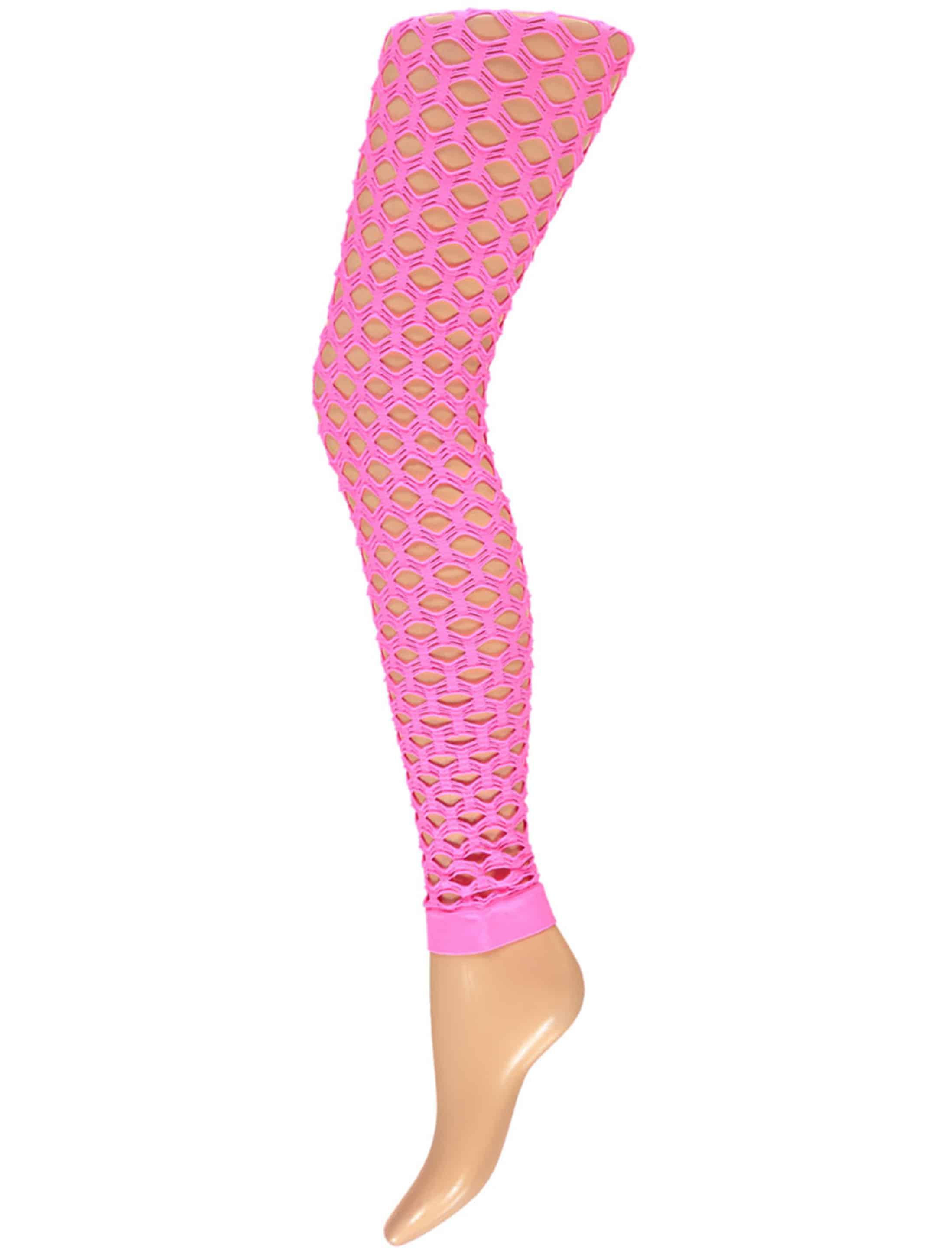 Netzleggings neonpink L/XL