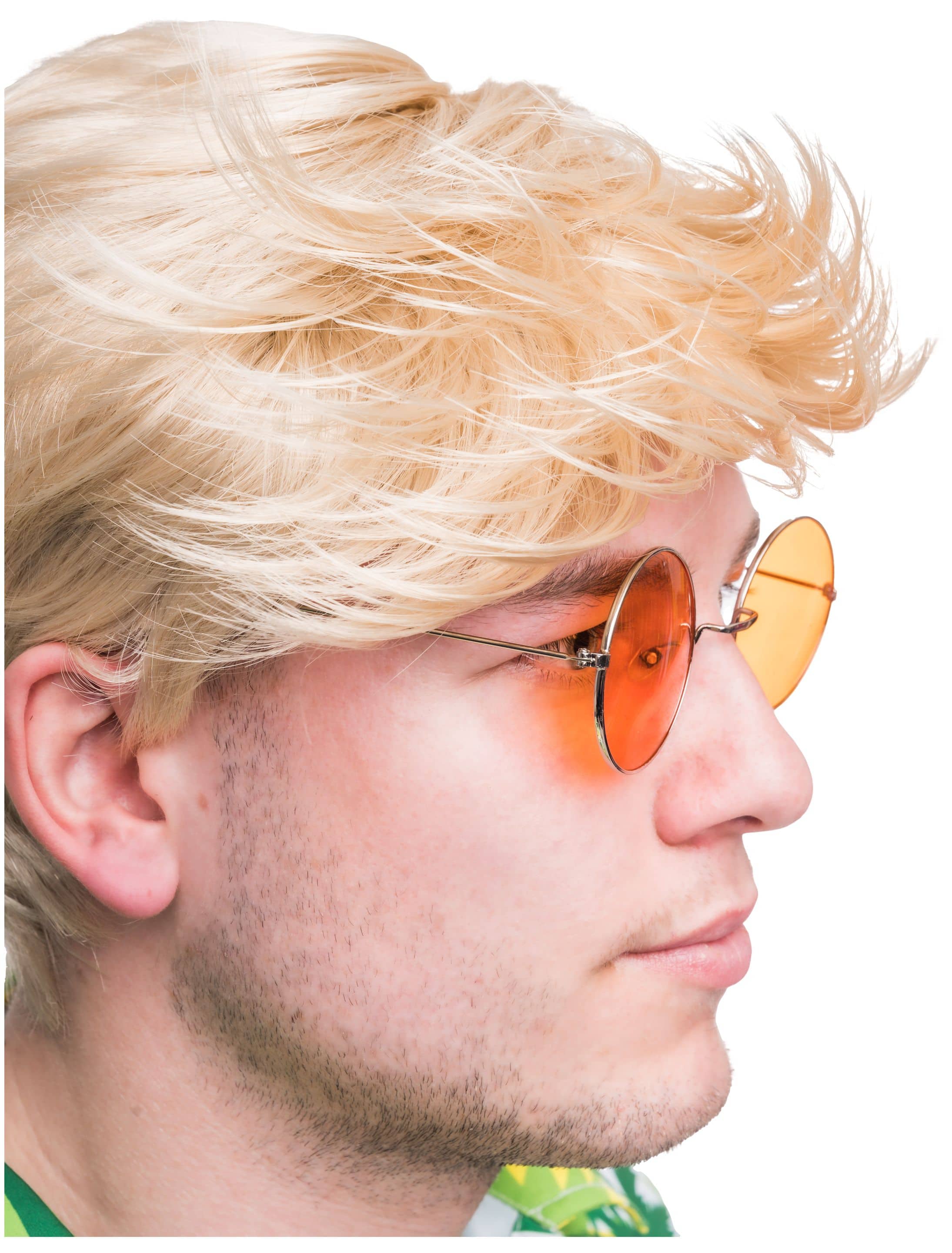 Perücke Kurzhaar Partyboy blond