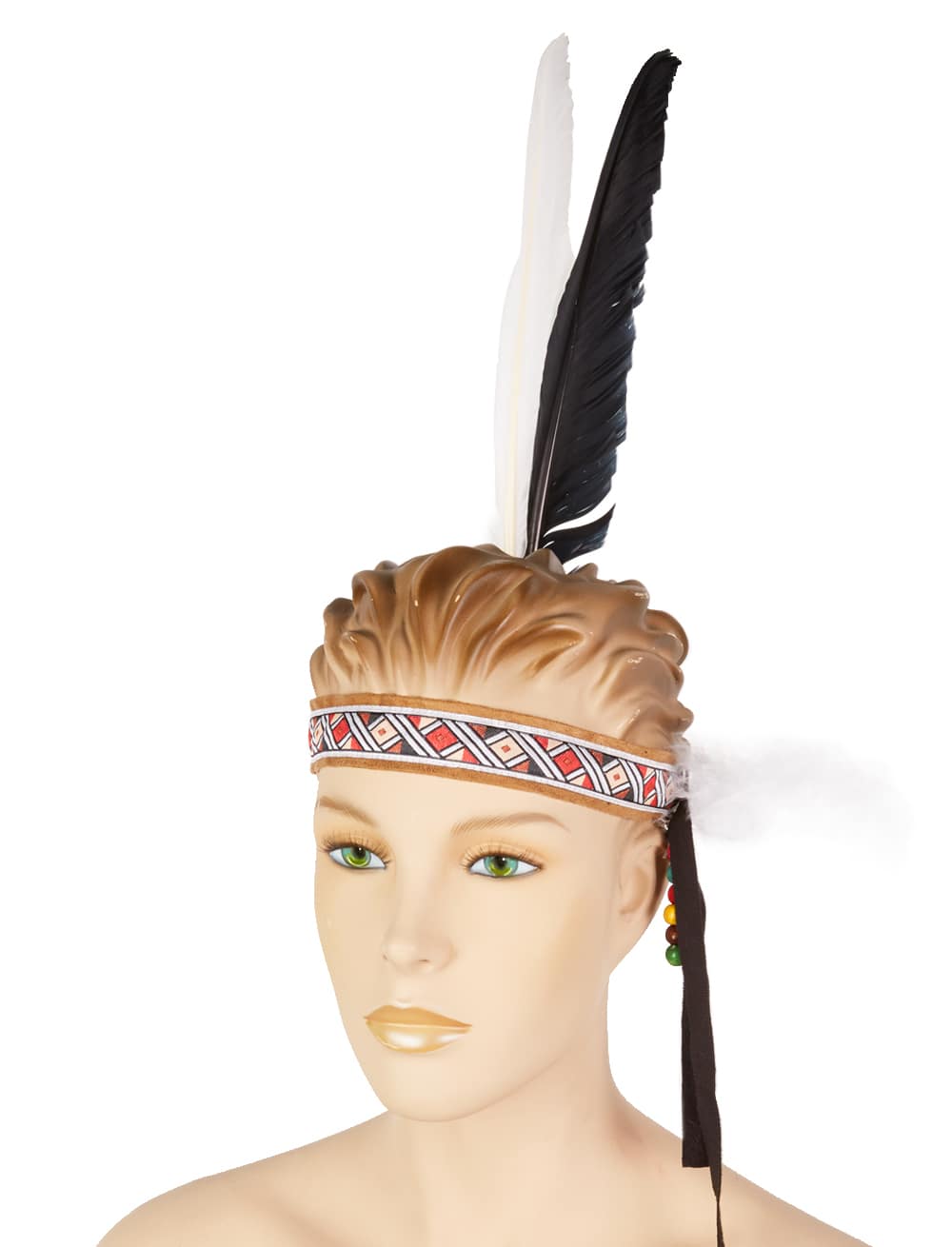 Stirnband Indianer beige