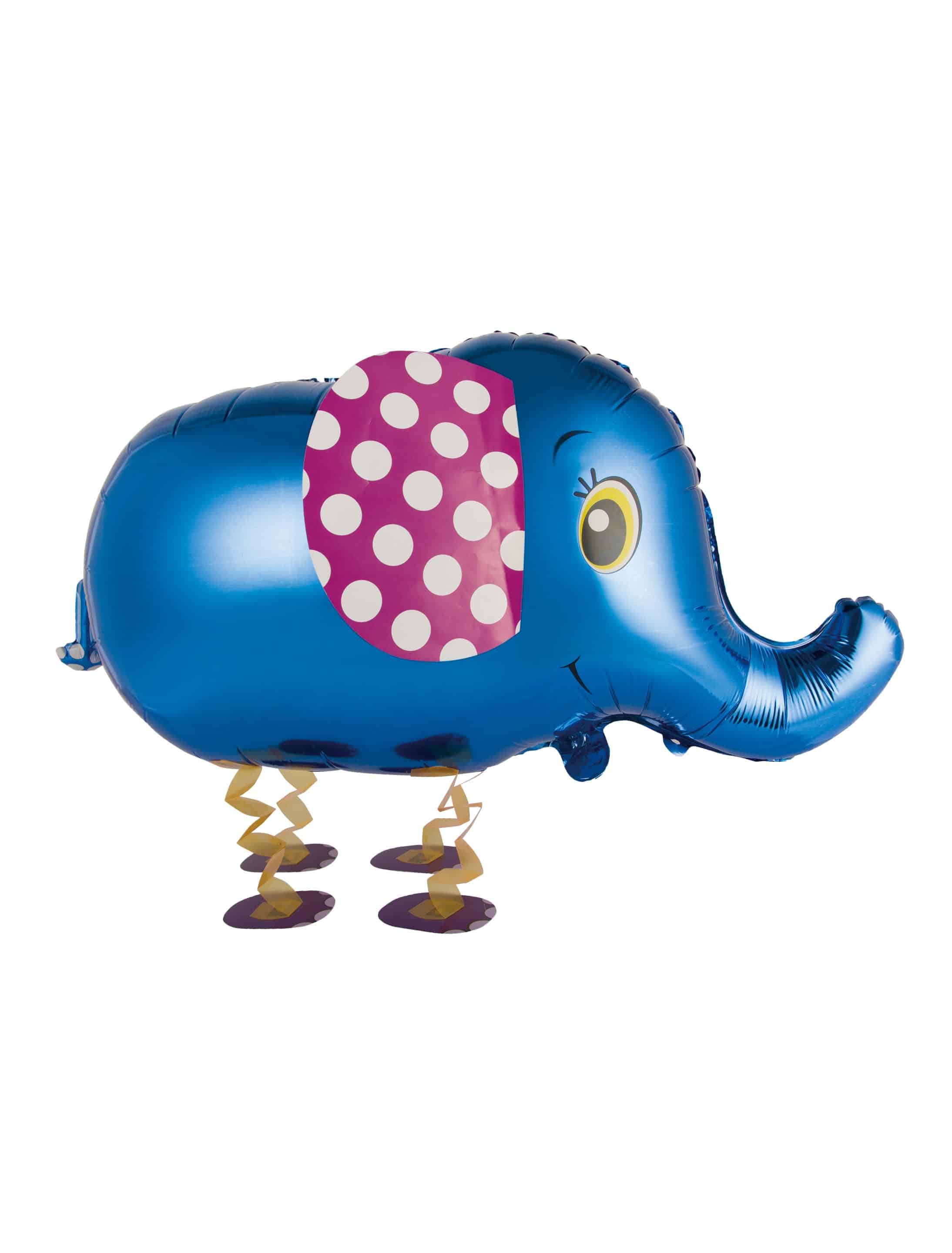 Folienballon Elefant blau S