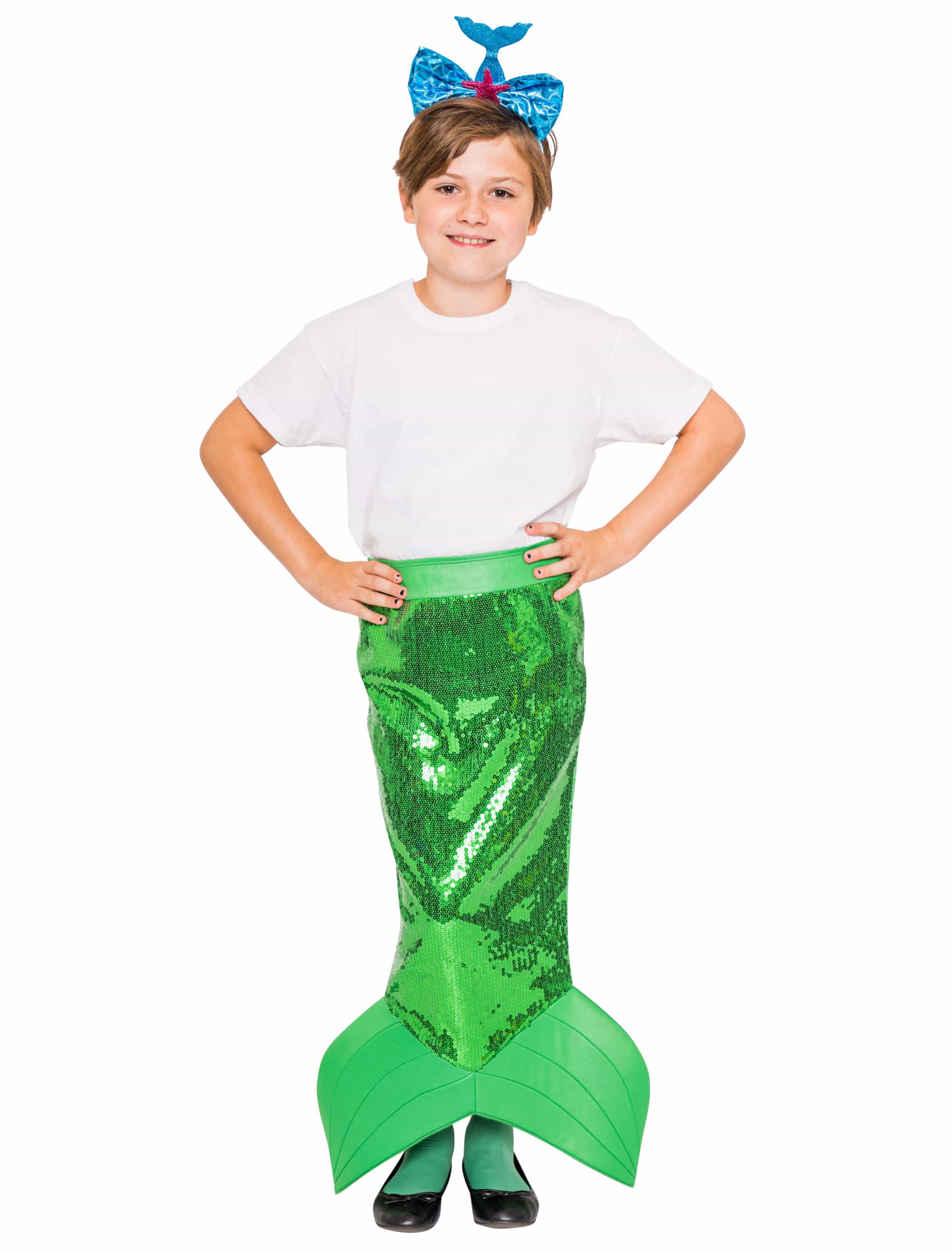 Rock Meerjungfrau Kinder grün 7-8 Jahre