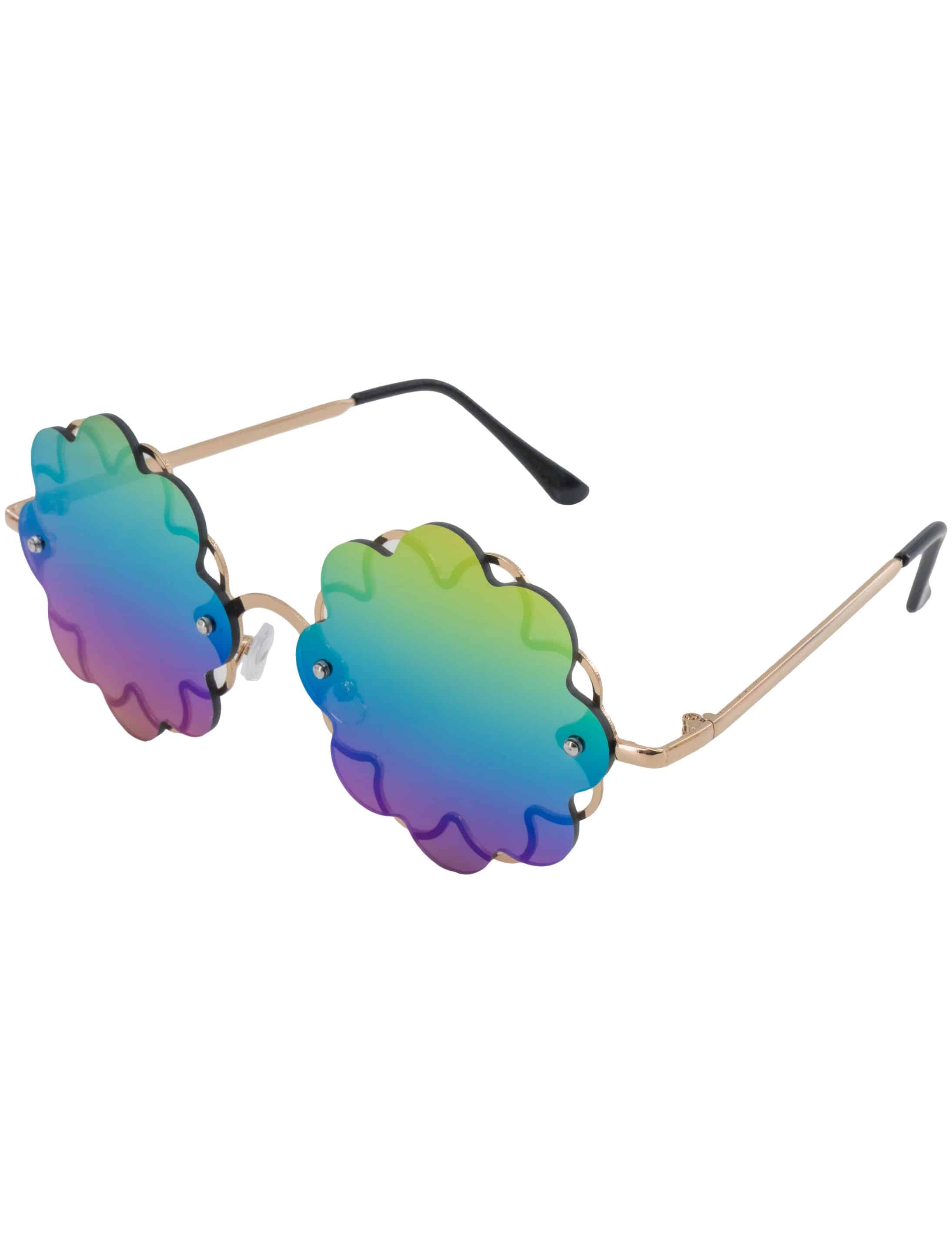 Brille Blume rainbow