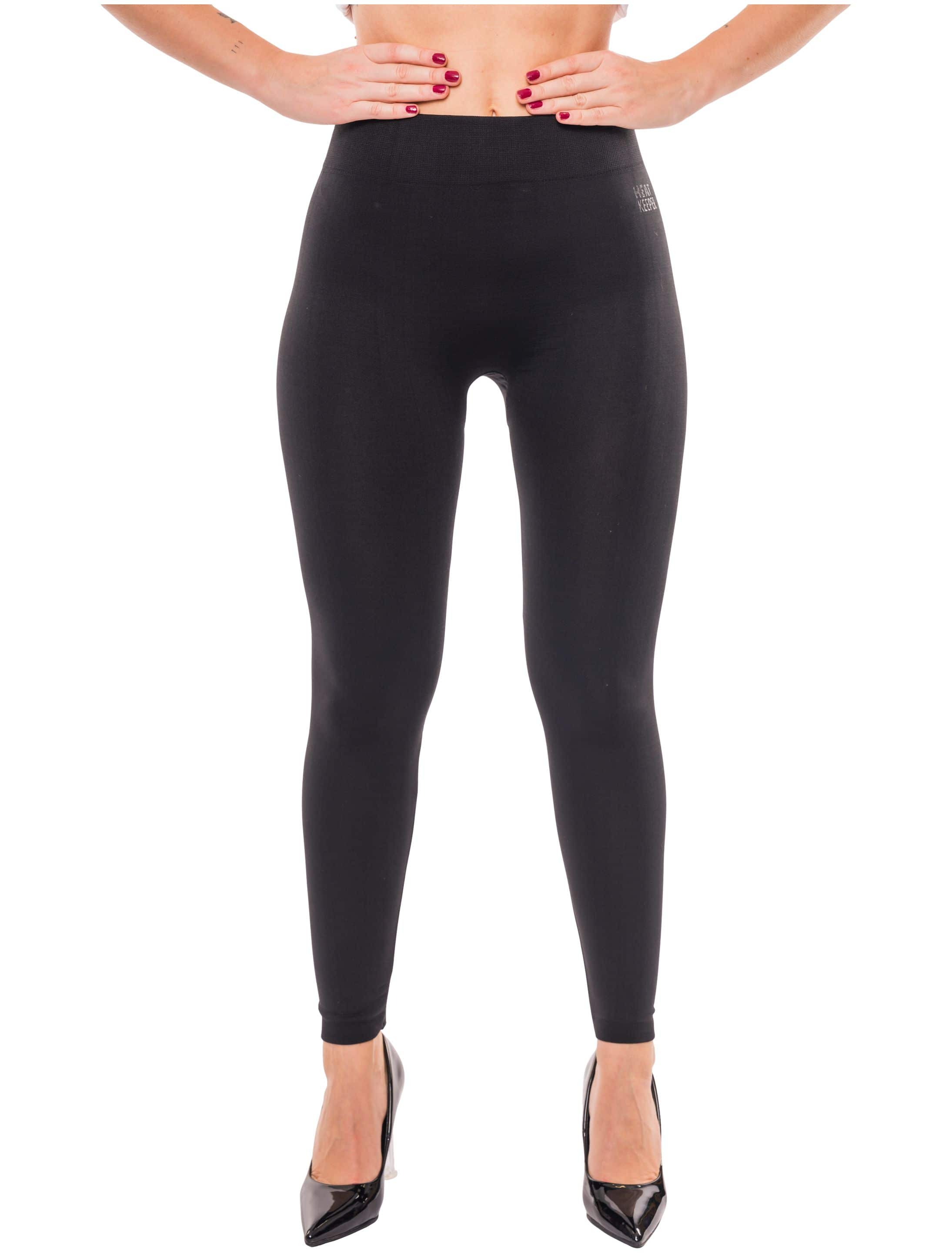 Leggings Thermo Damen schwarz 2XL