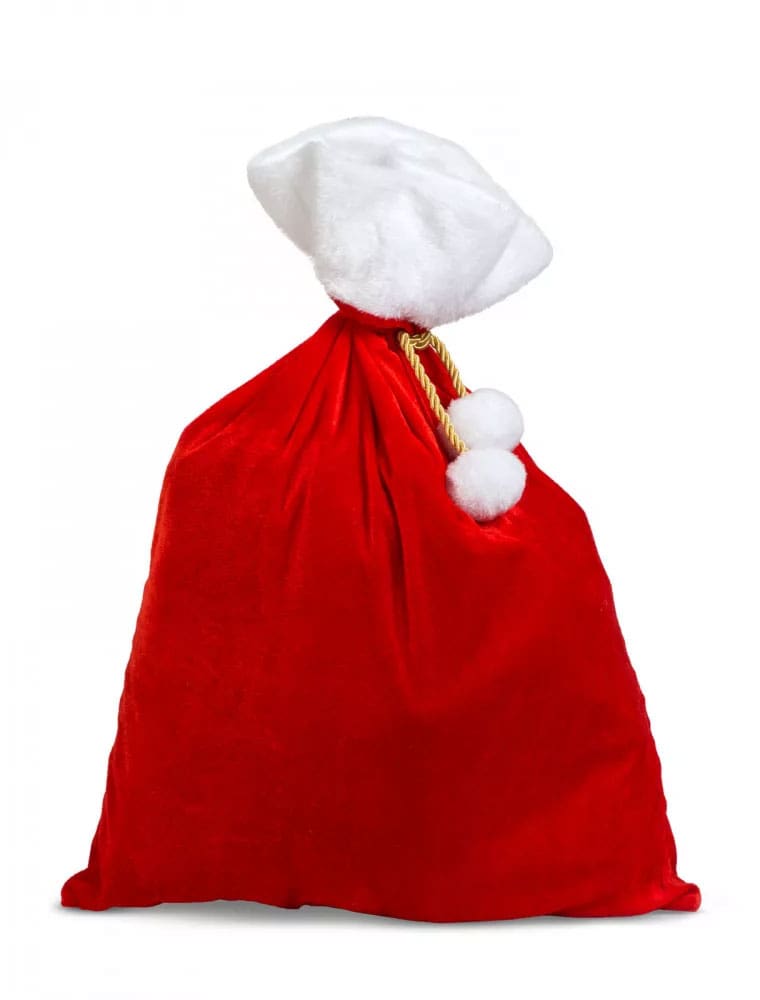 Sack Santa Claus 70x50 cm rot