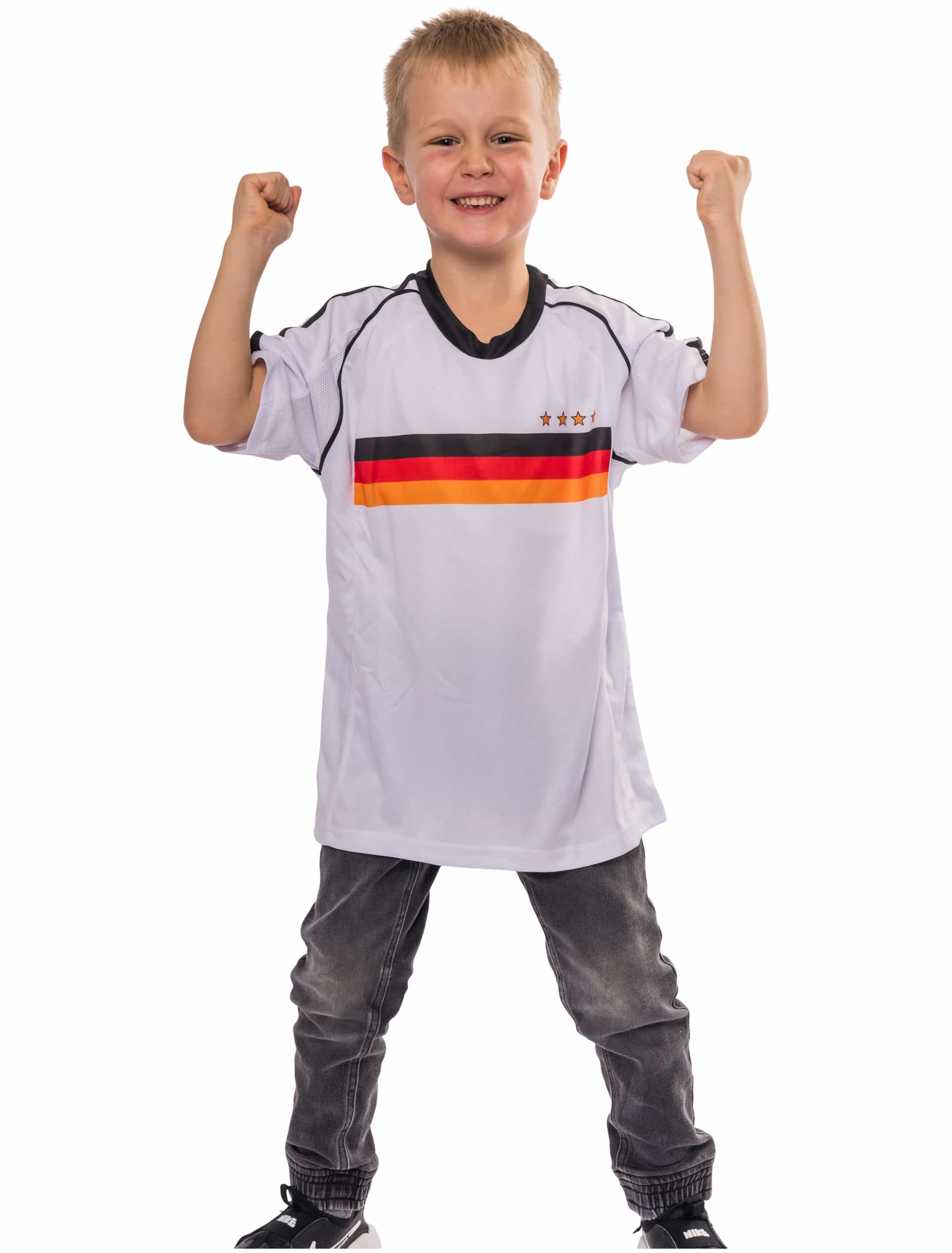 T-Shirt Deutschland Trikot Kinder weiß L