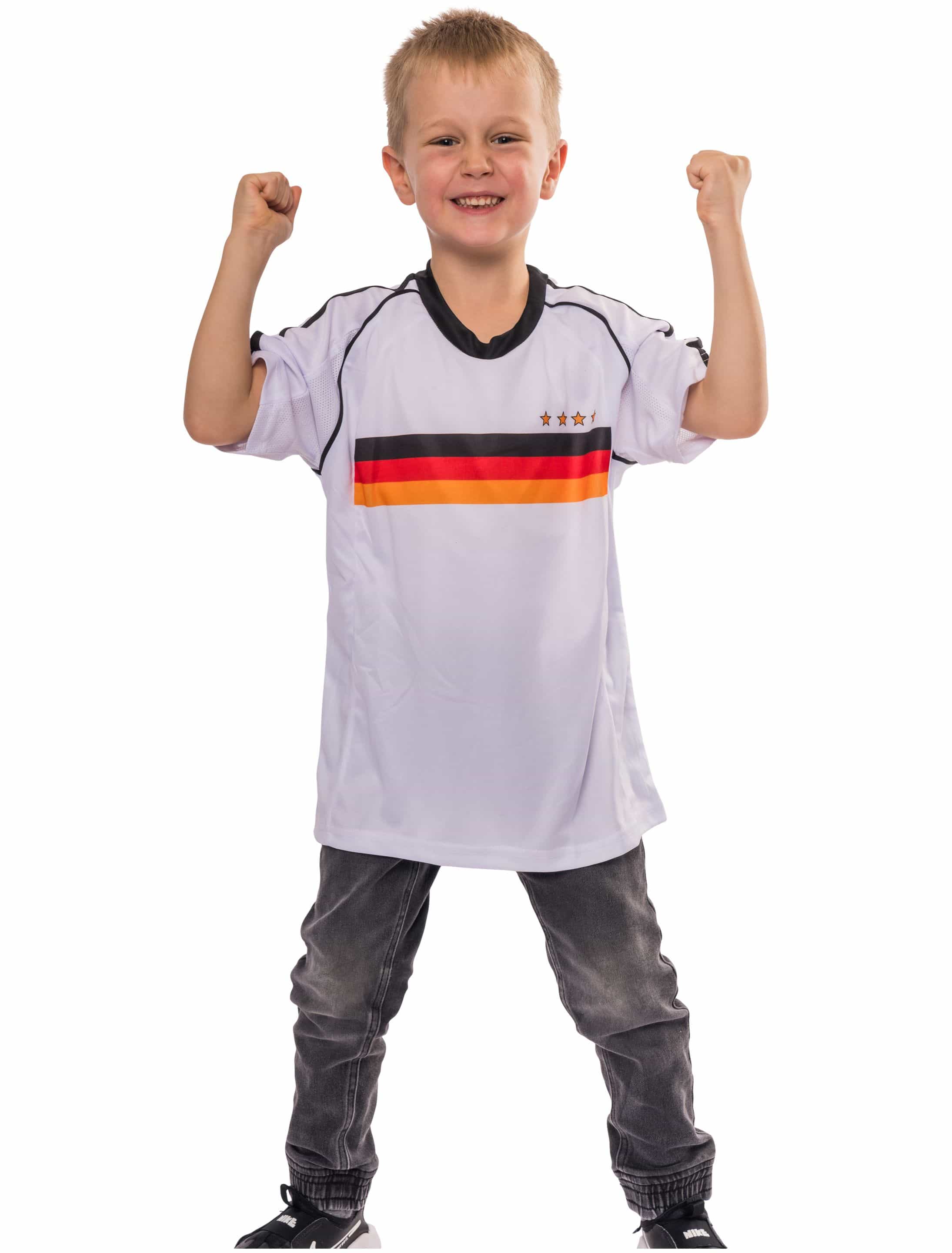 T-Shirt Deutschland Trikot Kinder weiß XL