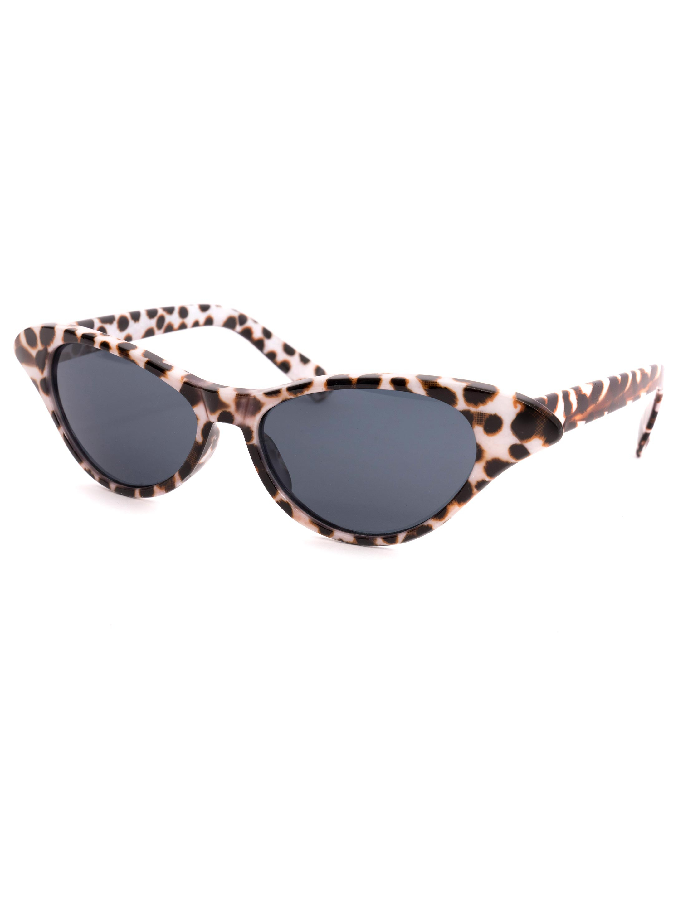 Brille Leopard weiß/braun