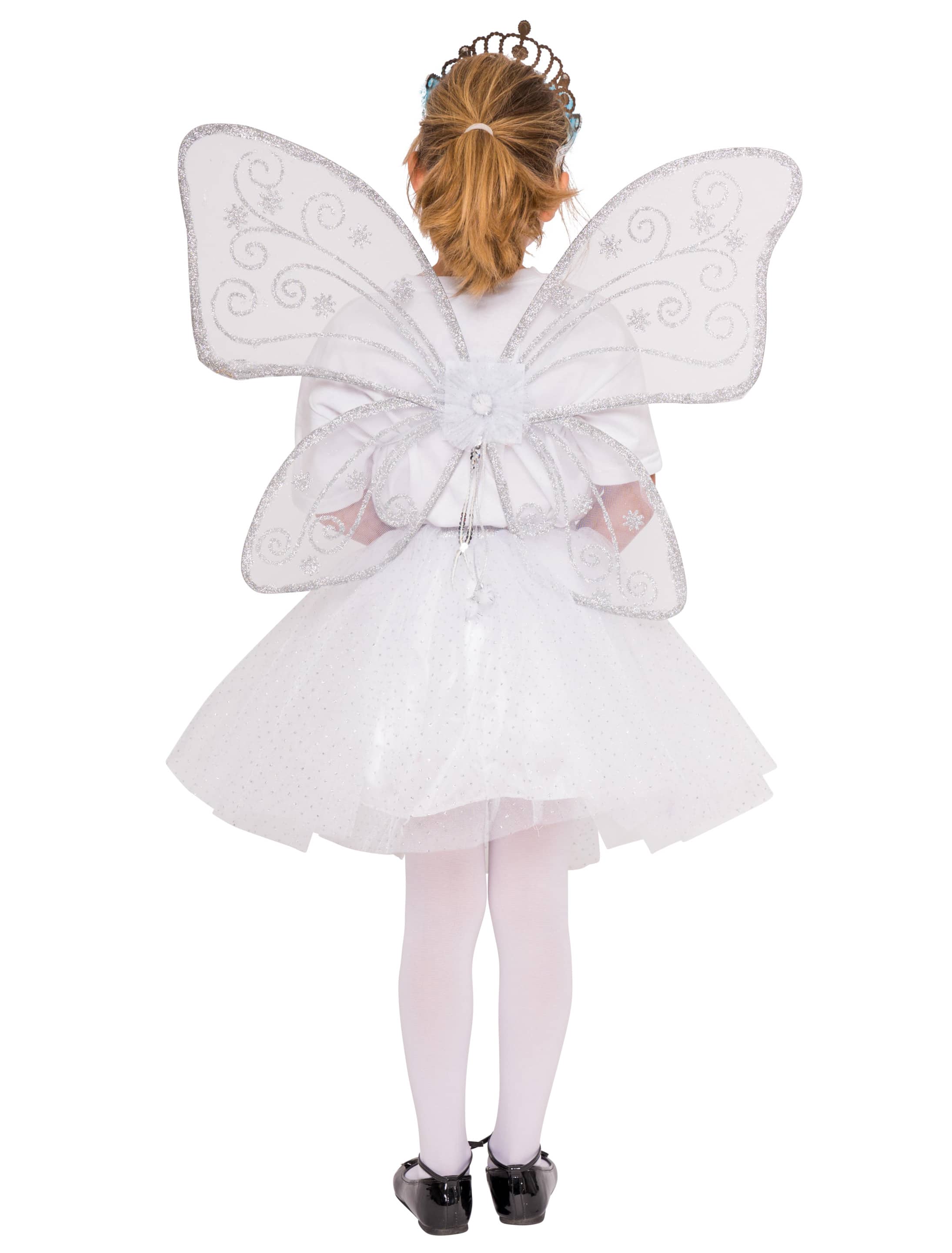 Petticoat mit Flügel und Zauberstab weiß one size