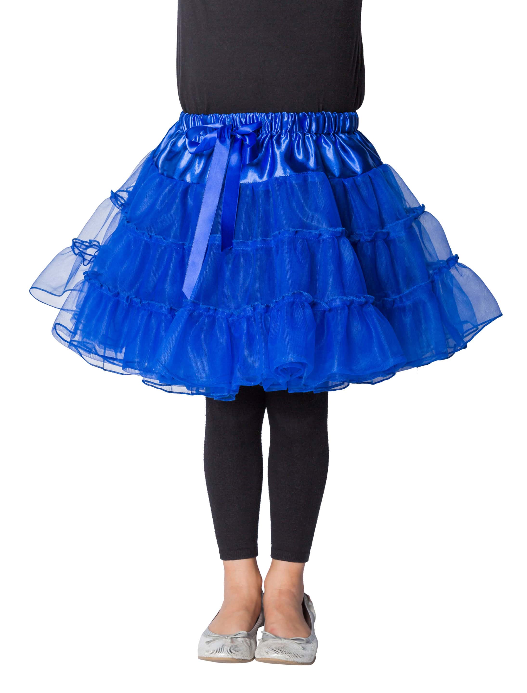 Petticoat Kinder Mädchen blau one size