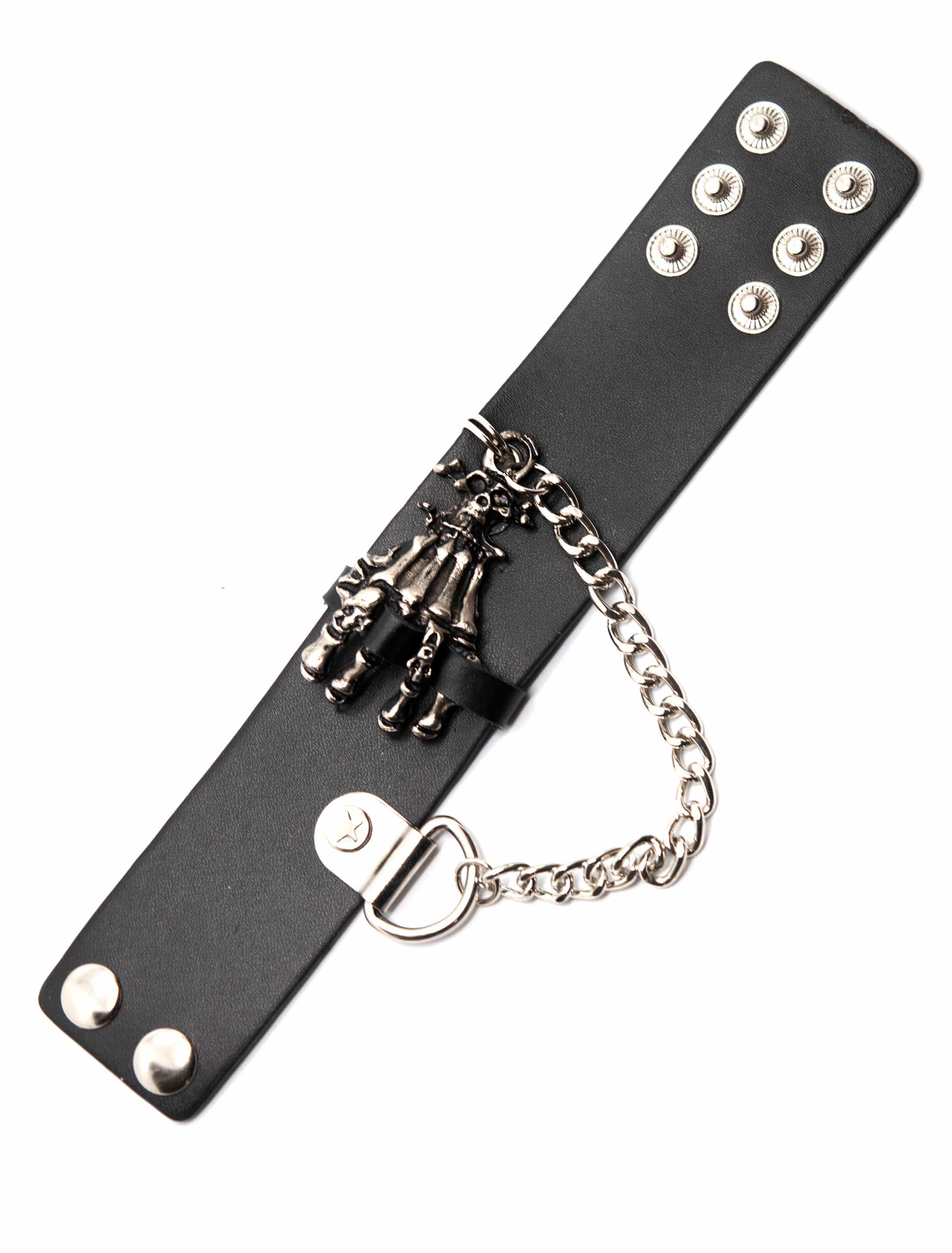 Armband Punker mit Skeletthand