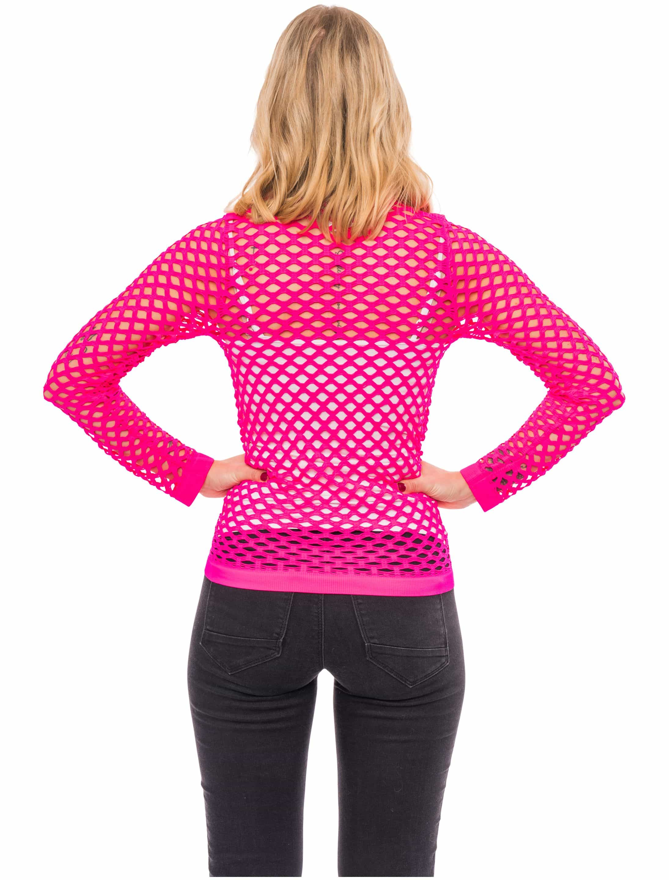 Netzshirt neonpink S/M