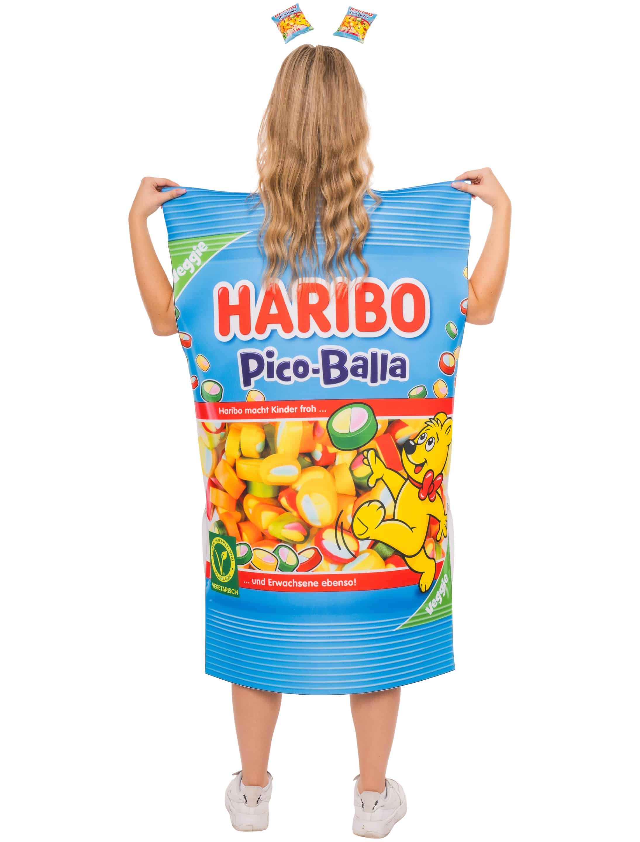 Kostüm HARIBO Pico-Balla Erwachsene bunt one size