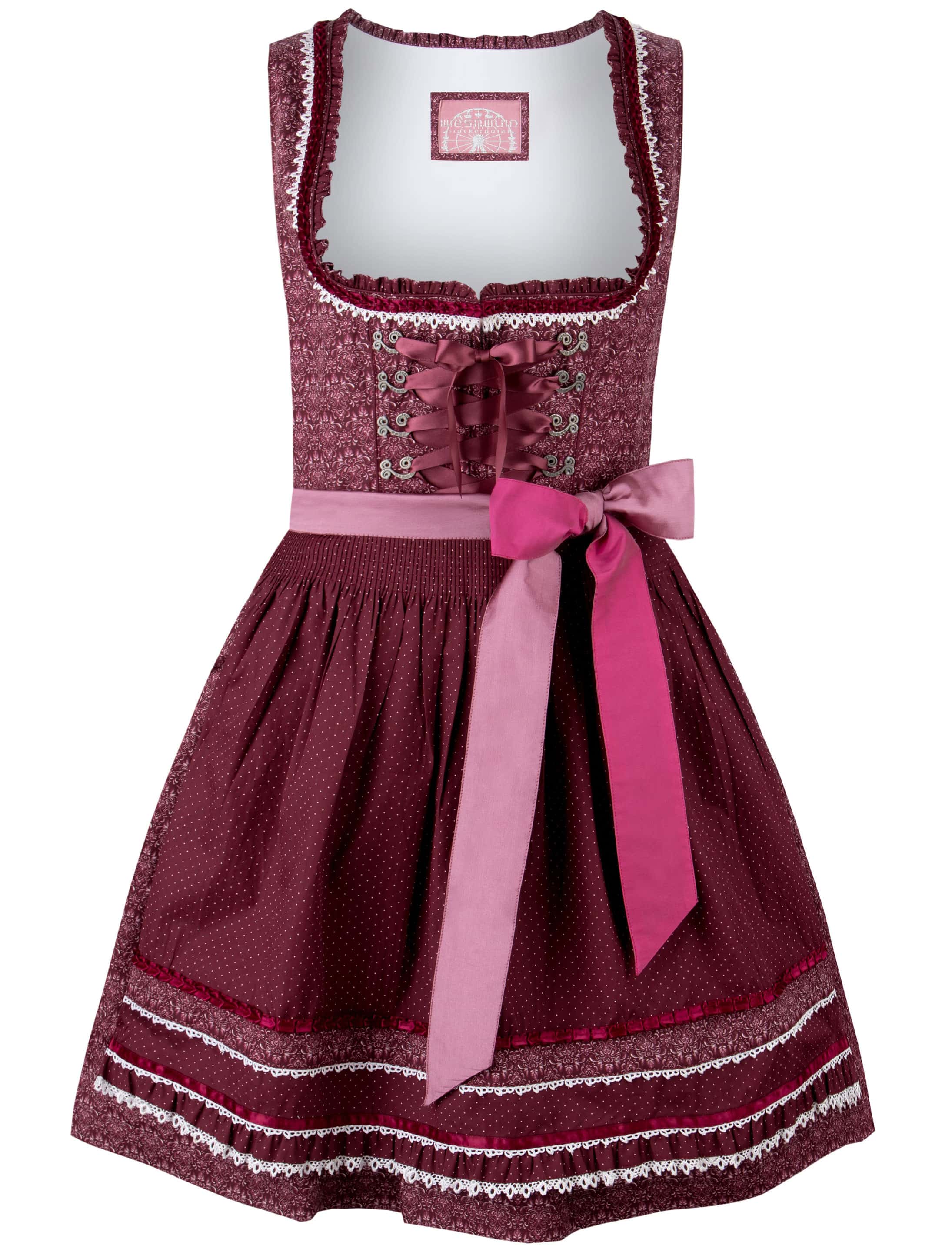 Dirndl Kim Damen bordeaux 36