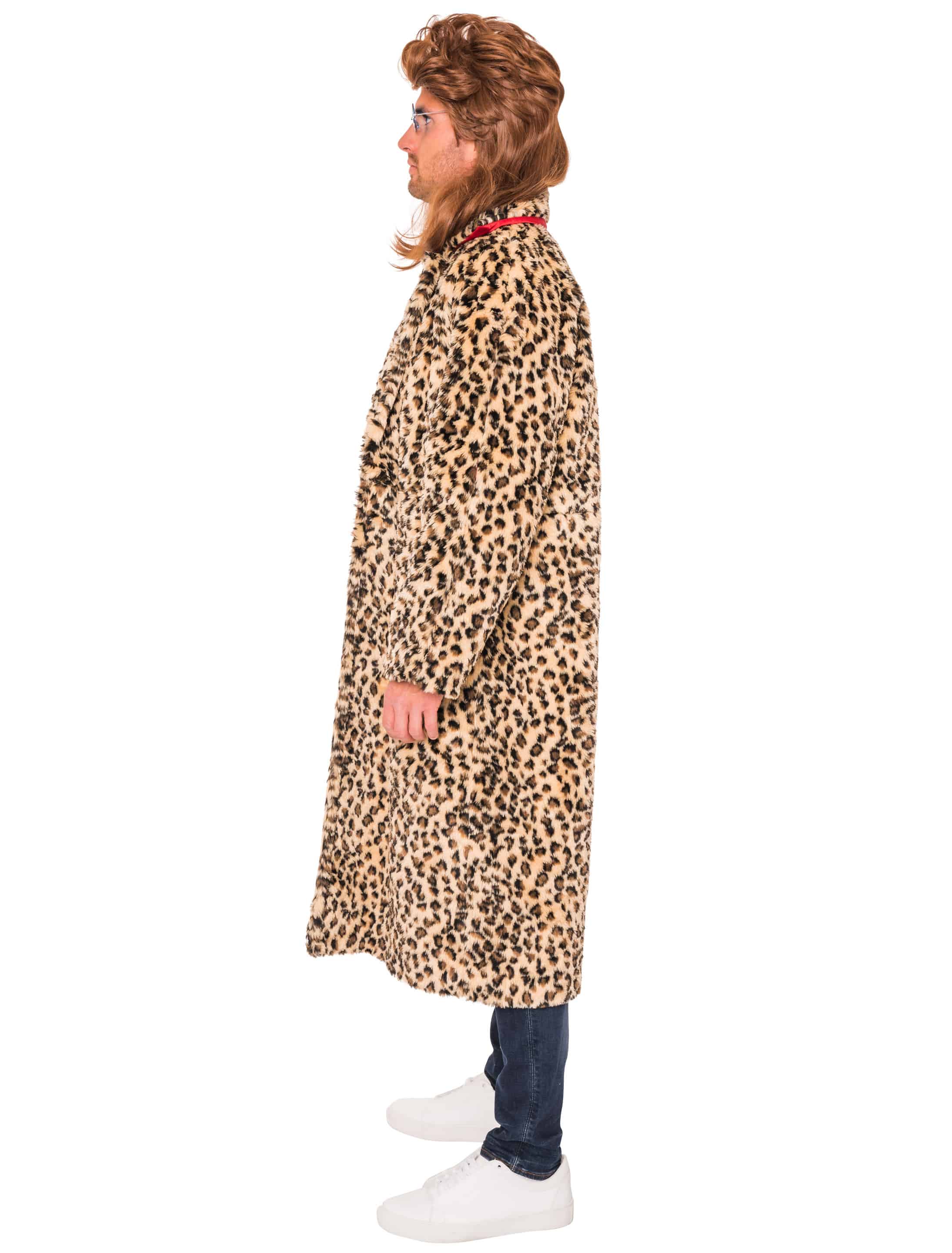 Mantel Leopardenmuster braun/schwarz S/M