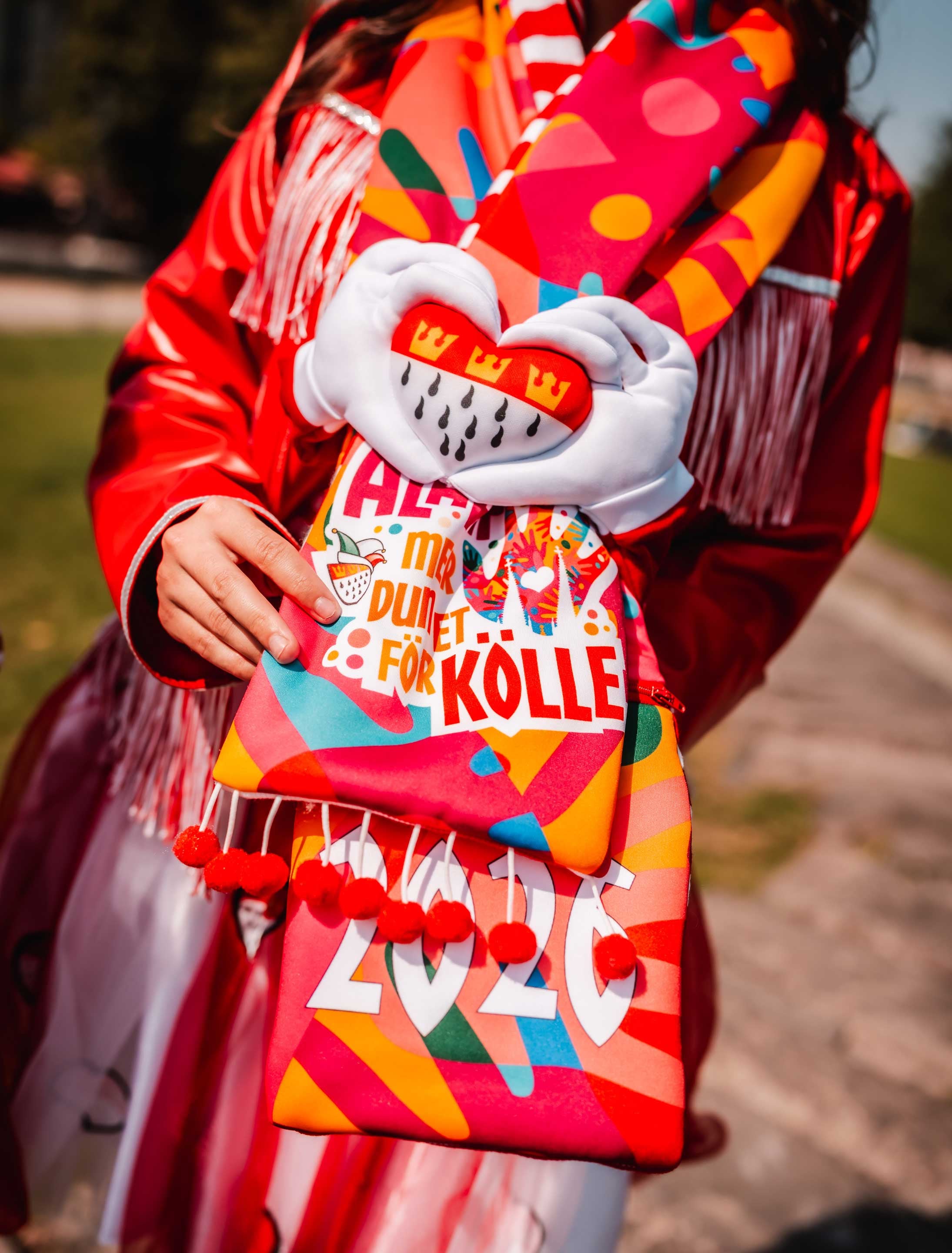 Mottoschal Erwachsene 2025/2026 bunt