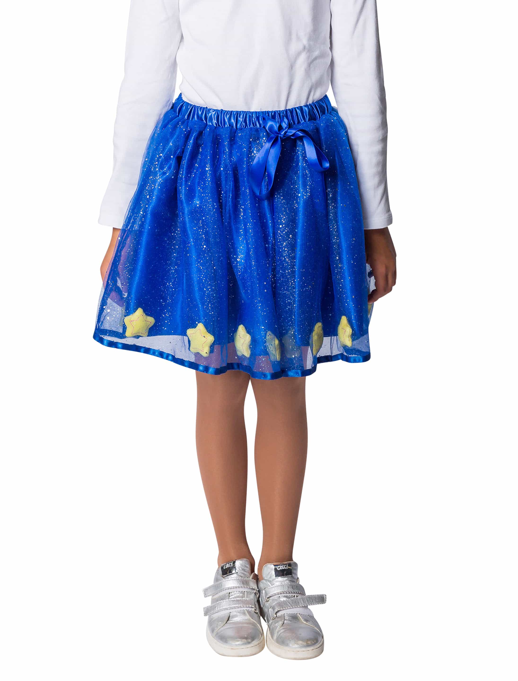 Petticoat mit Sternen Kinder blau