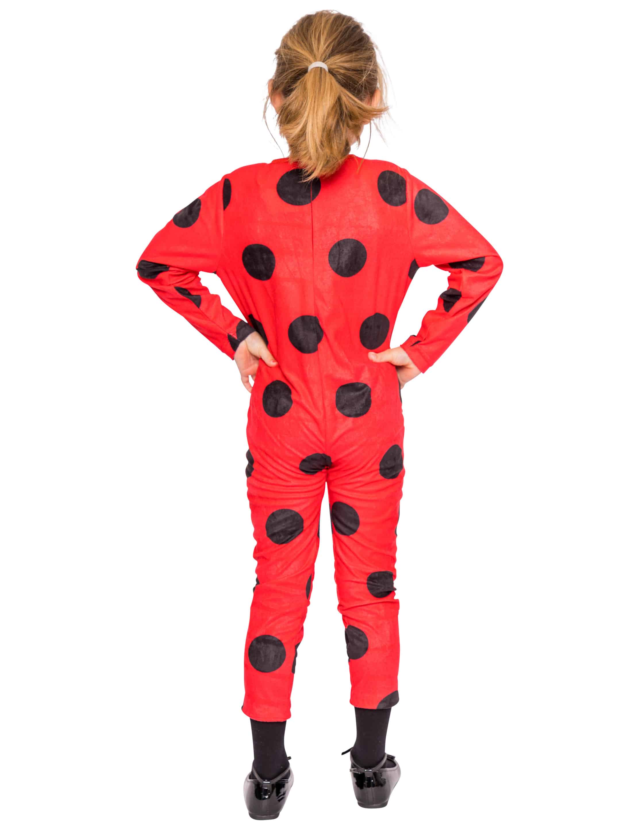 Jumpsuit Marienkäfer schwarz/rot 128