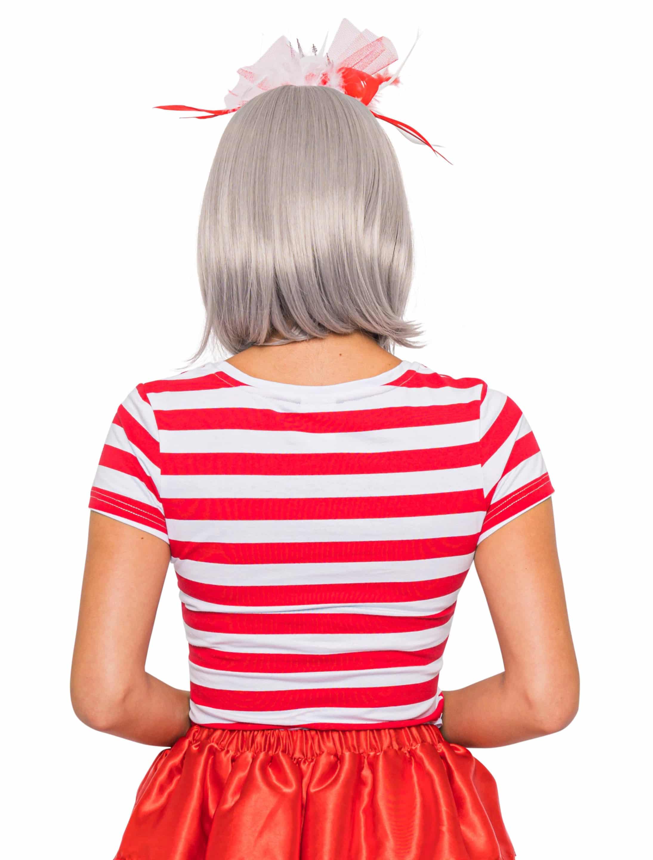 T-Shirt mit Dom und Herz Damen rot/weiß 3XL