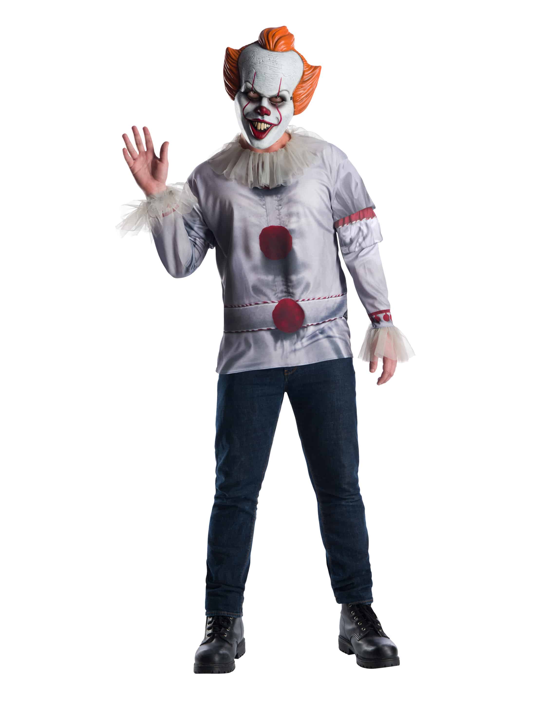 Kostüm Pennywise ES 2-tlg. grau STD