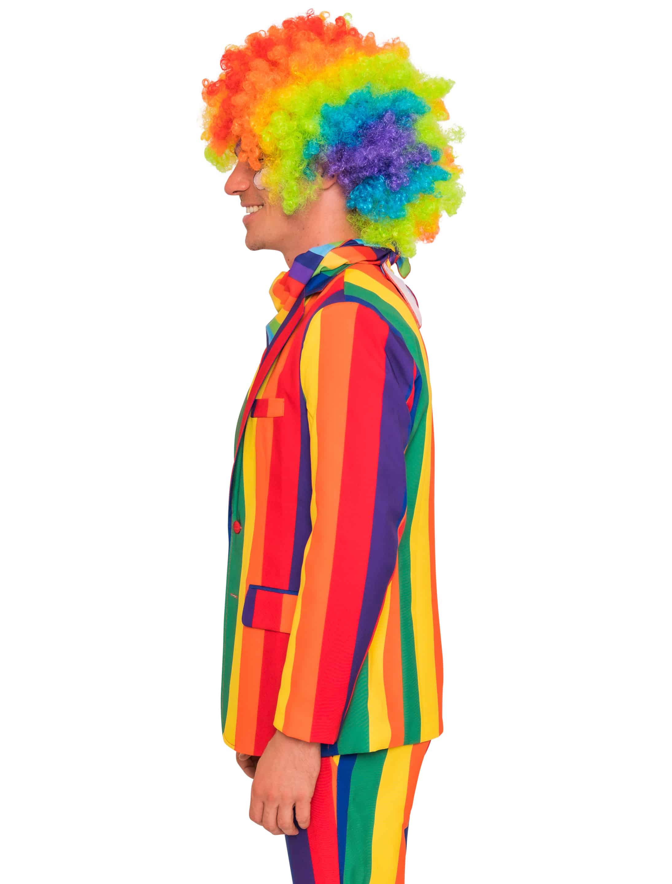 Jacke Herren Regenbogen rainbow M