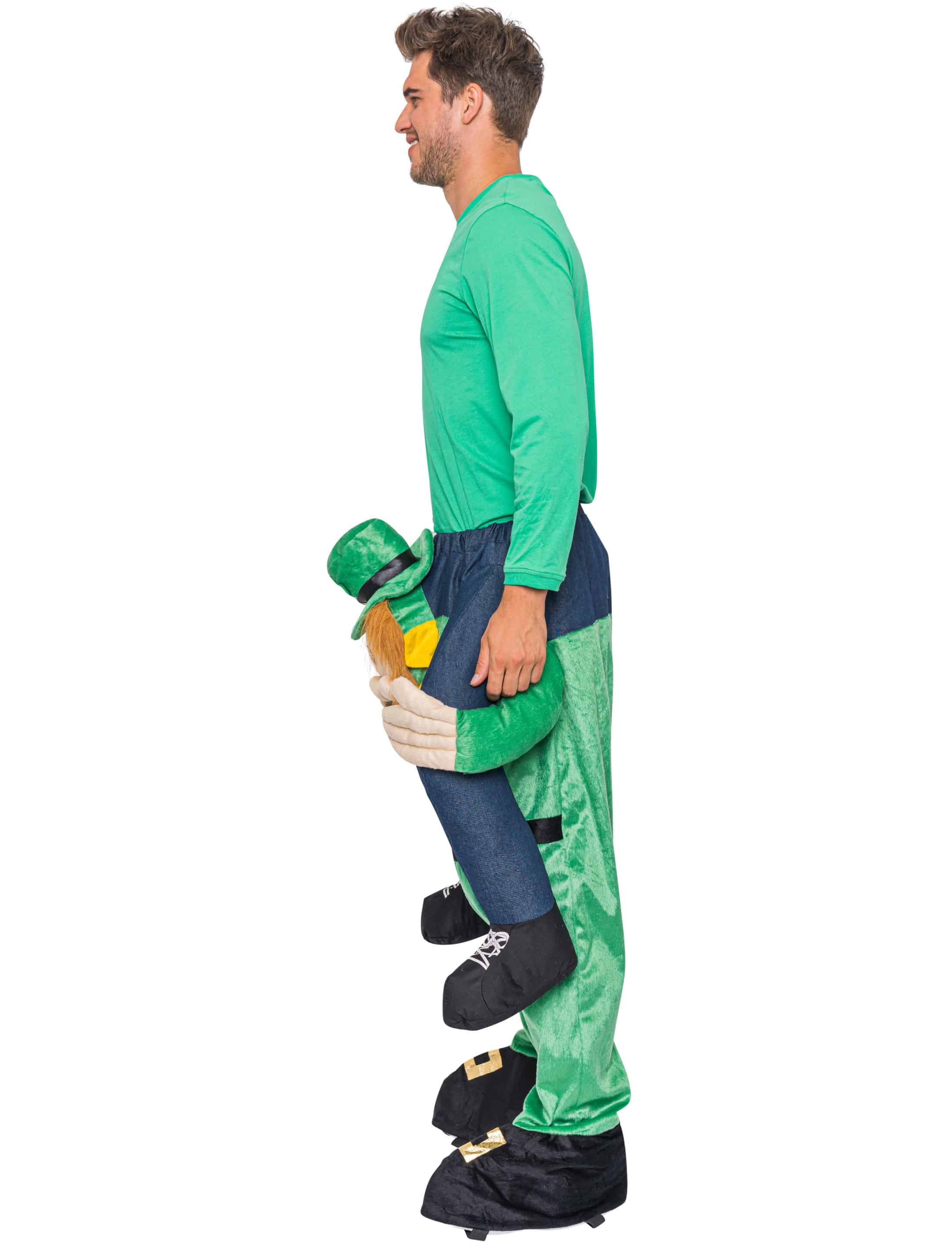 Huckepack Kostüm Kobold grün one size