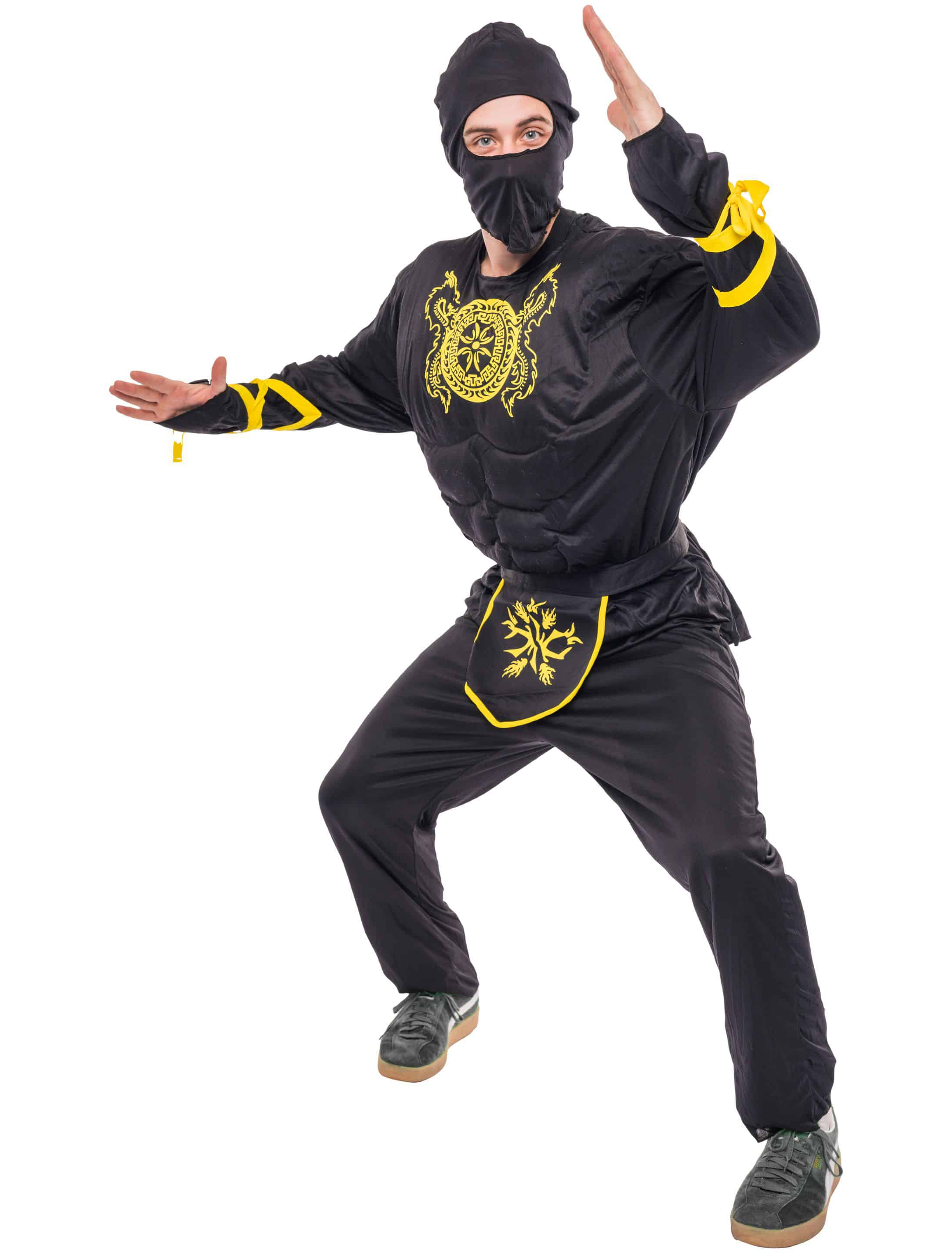 Ninja 4-tlg. schwarz 50