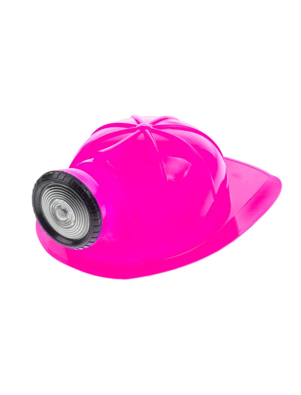 Helm mit Lampe pink one size