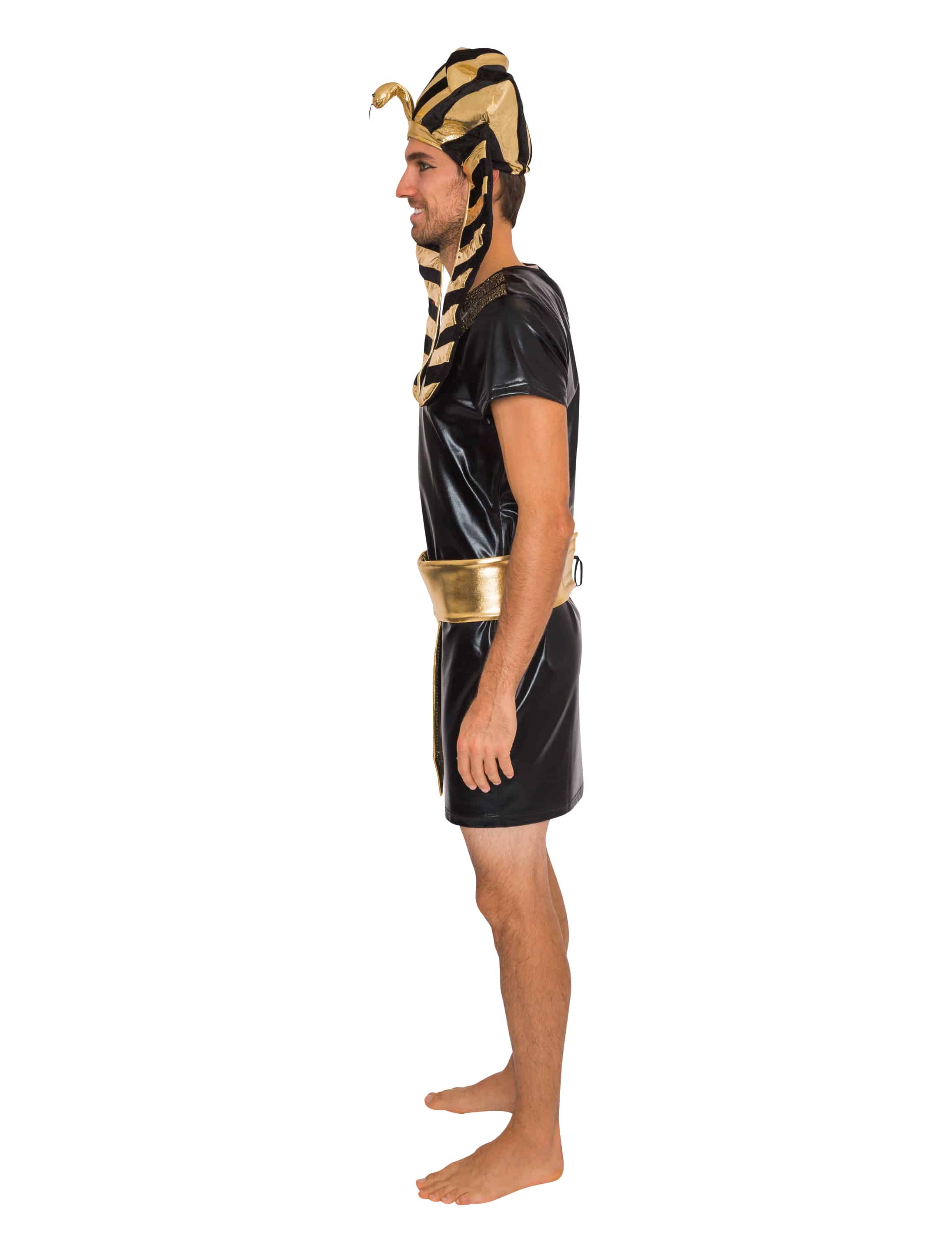 Pharao Herren 2-tlg. Herren schwarz/gold L