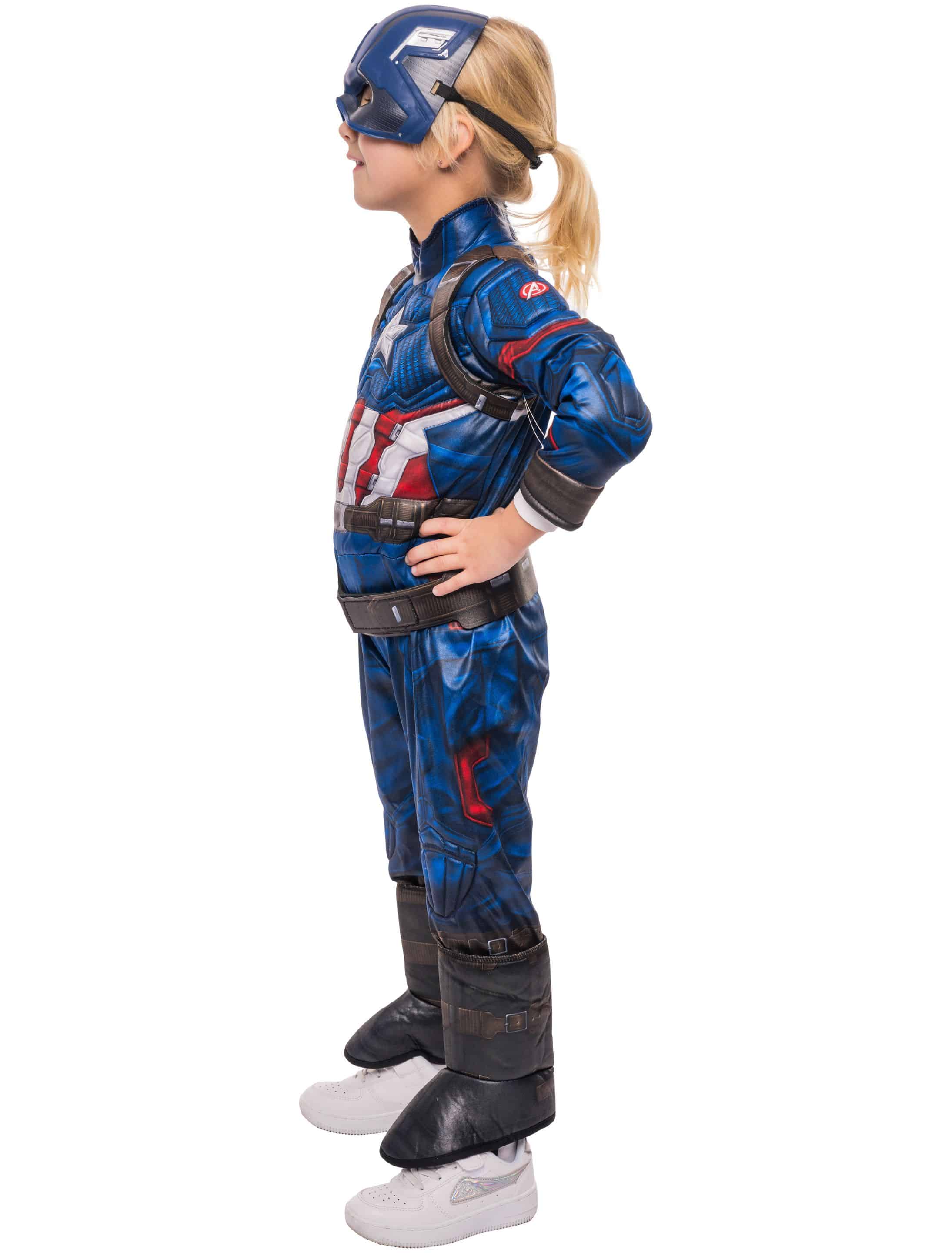 Jumpsuit Captain America 2tlg. Herren rot/weiß/blau 2-4 Jahre