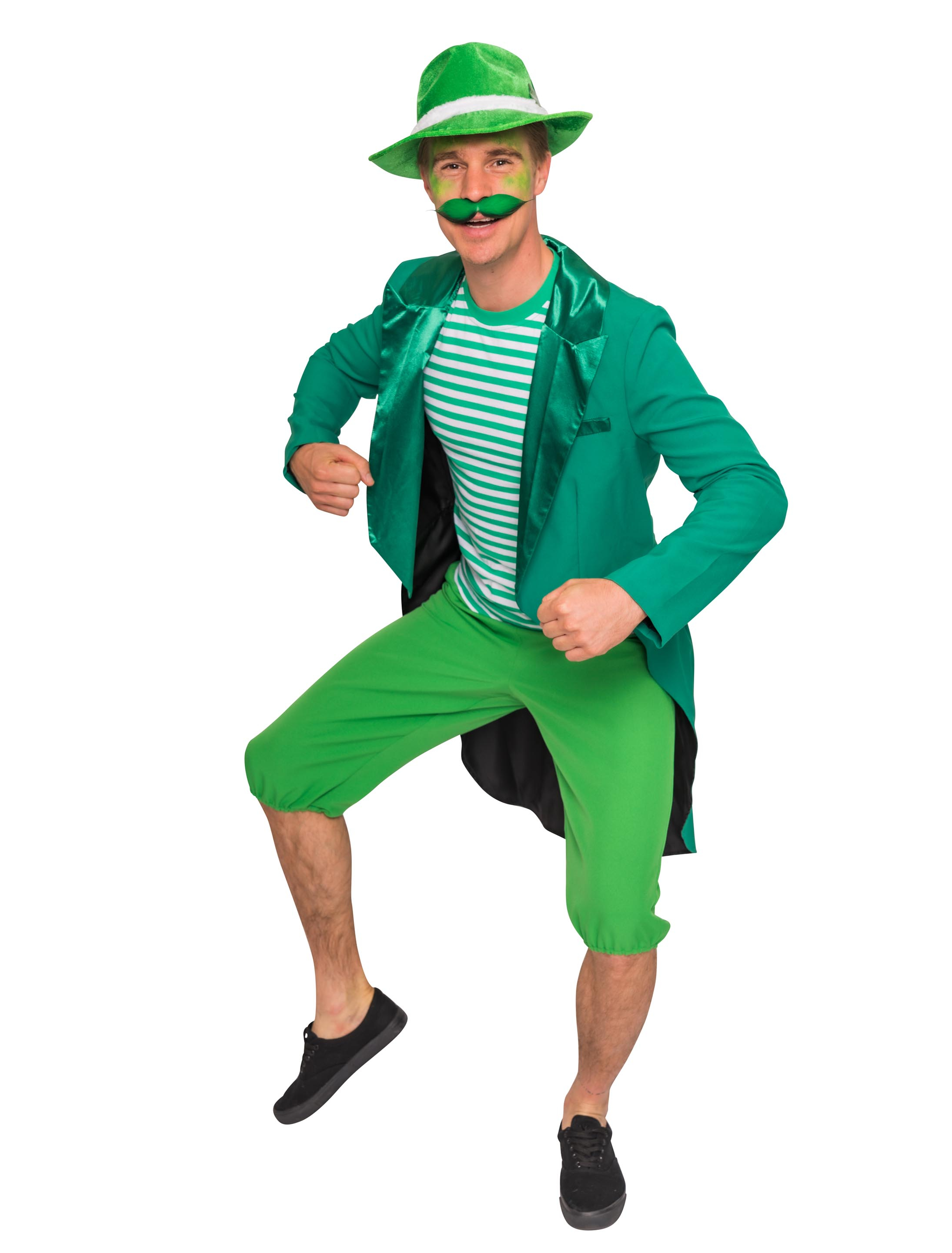 Kniebundhose St. Patricks Day grün S/M