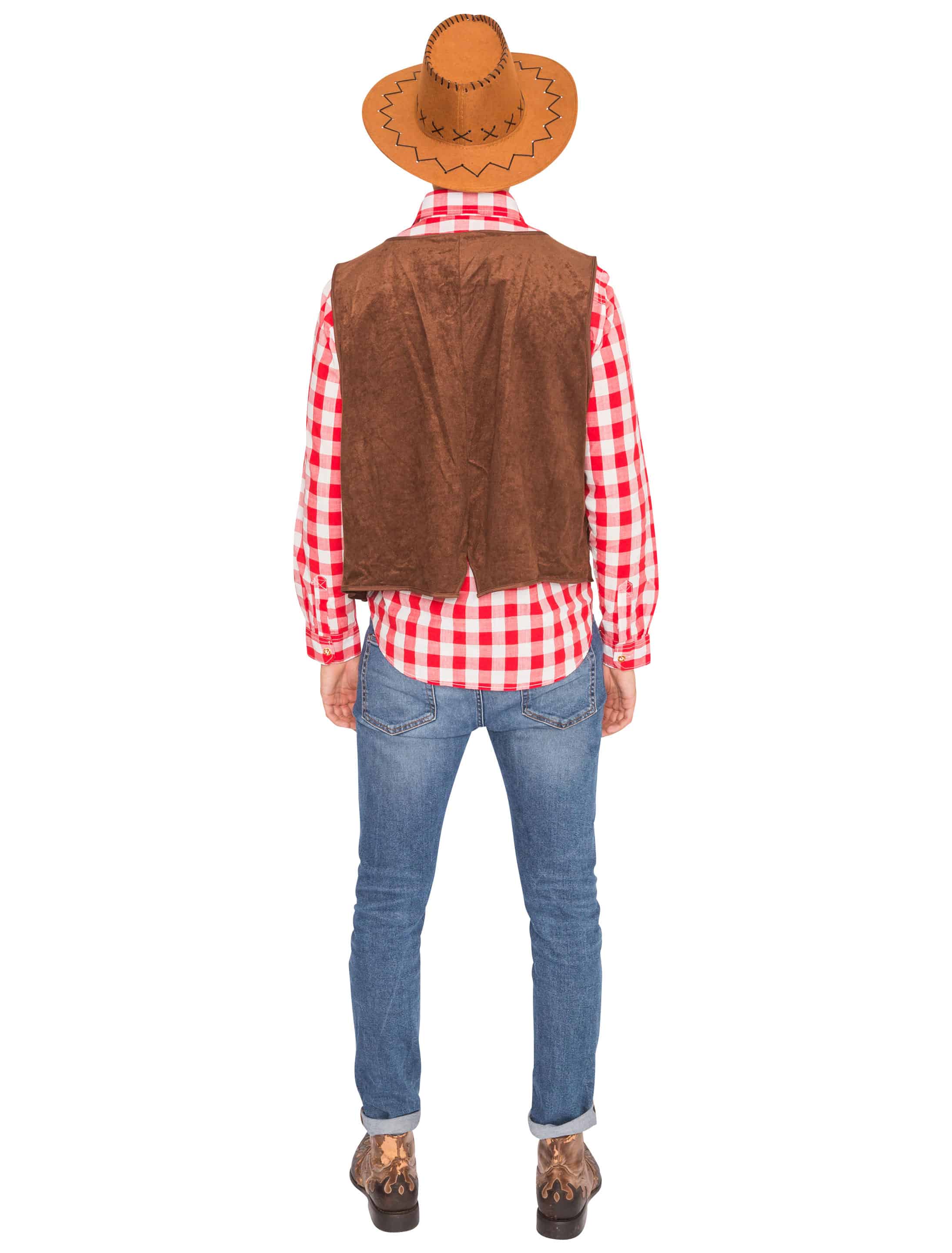 Weste Cowboy braun 64 Weste Cowboy braun 64