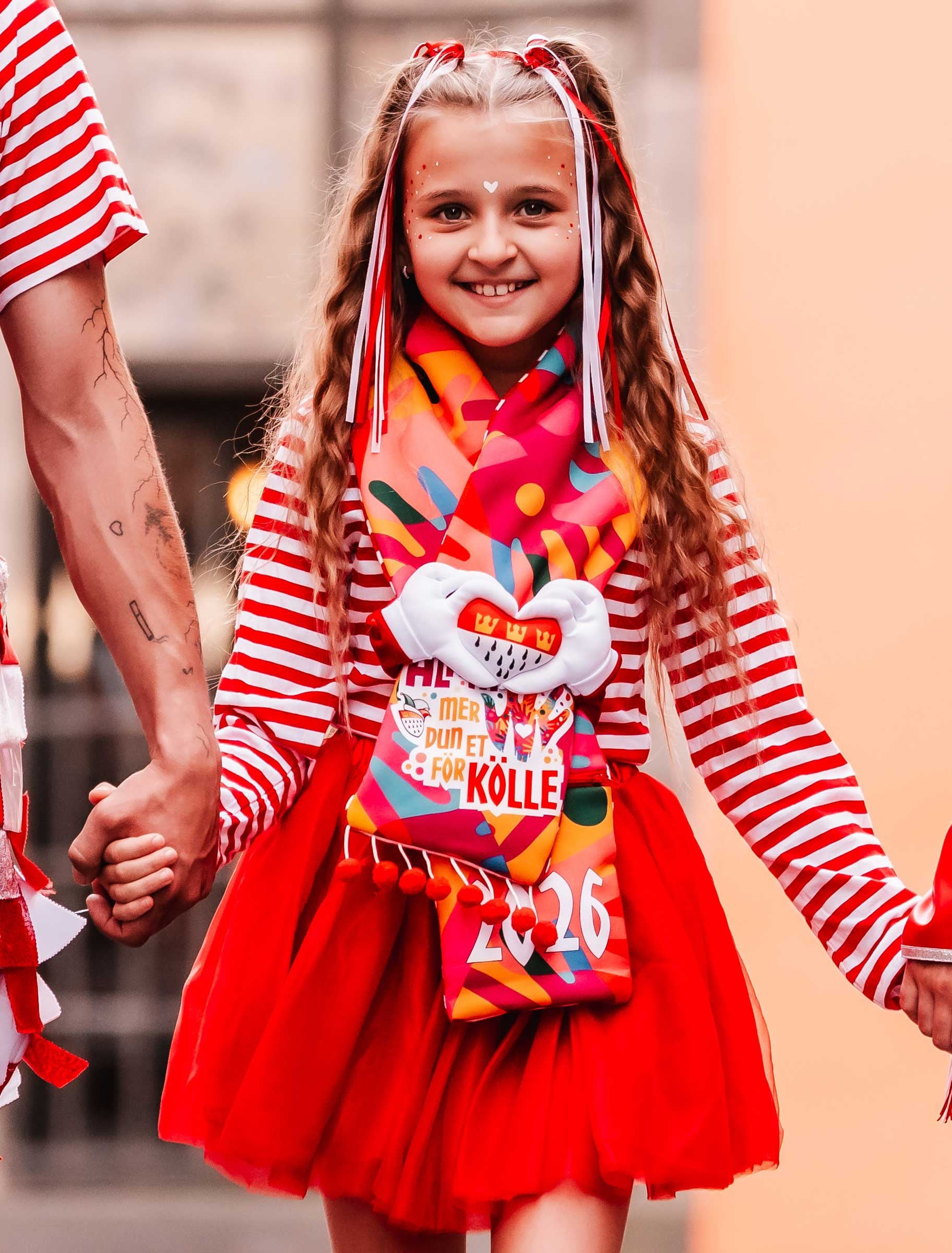 Mottoschal Kinder 2025/2026 bunt