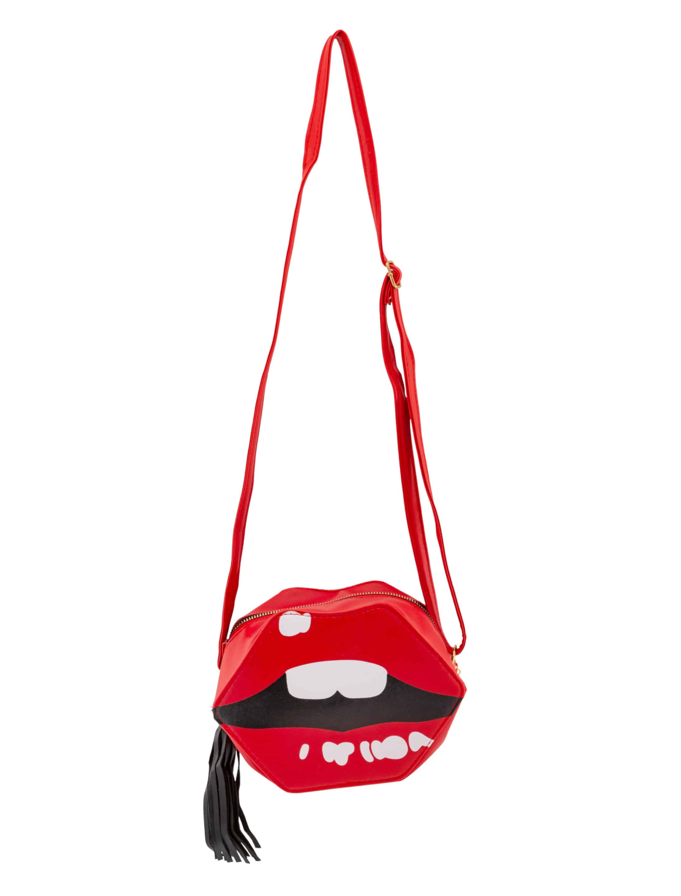 Tasche Mund mit Zähnen Tasche Mund mit Zähnen
