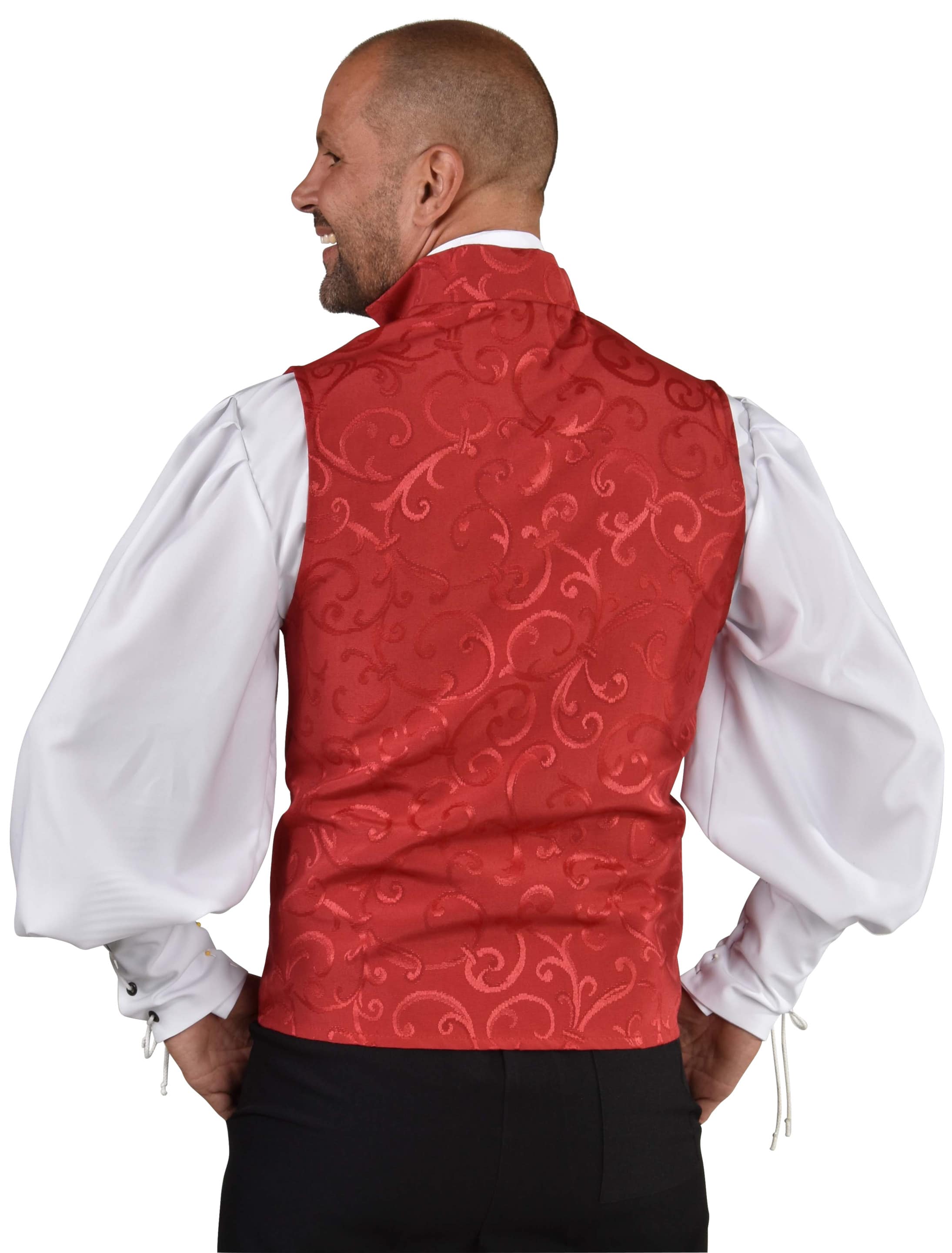 Weste Gothic Herren rot M/L