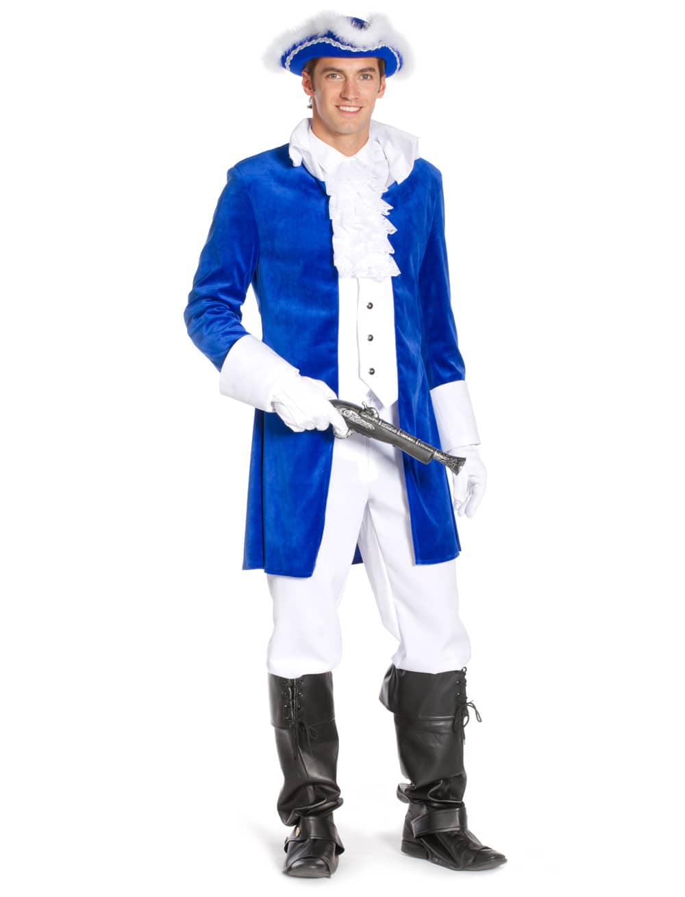 Mantel Herren blau 2XL