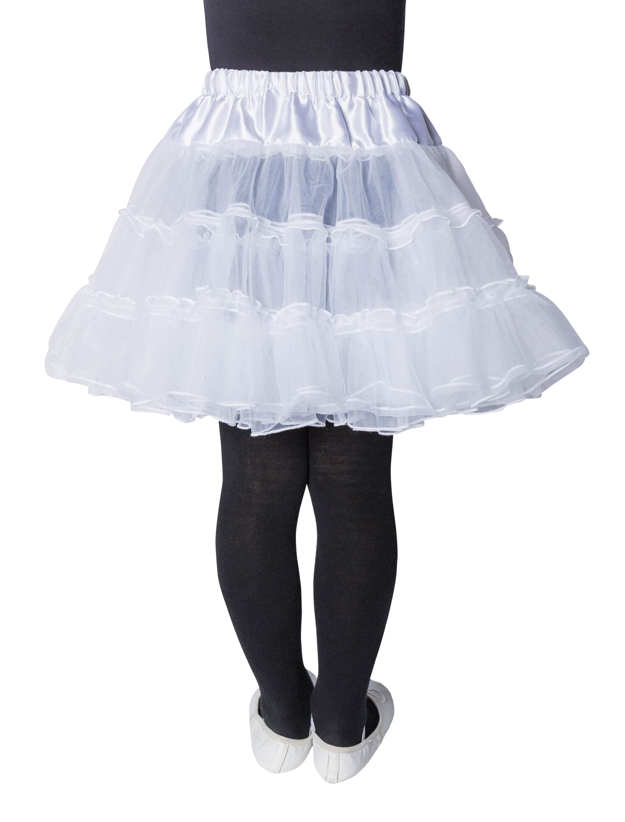 Petticoat Kinder Mädchen weiß one size Petticoat Kinder Mädchen weiß one size