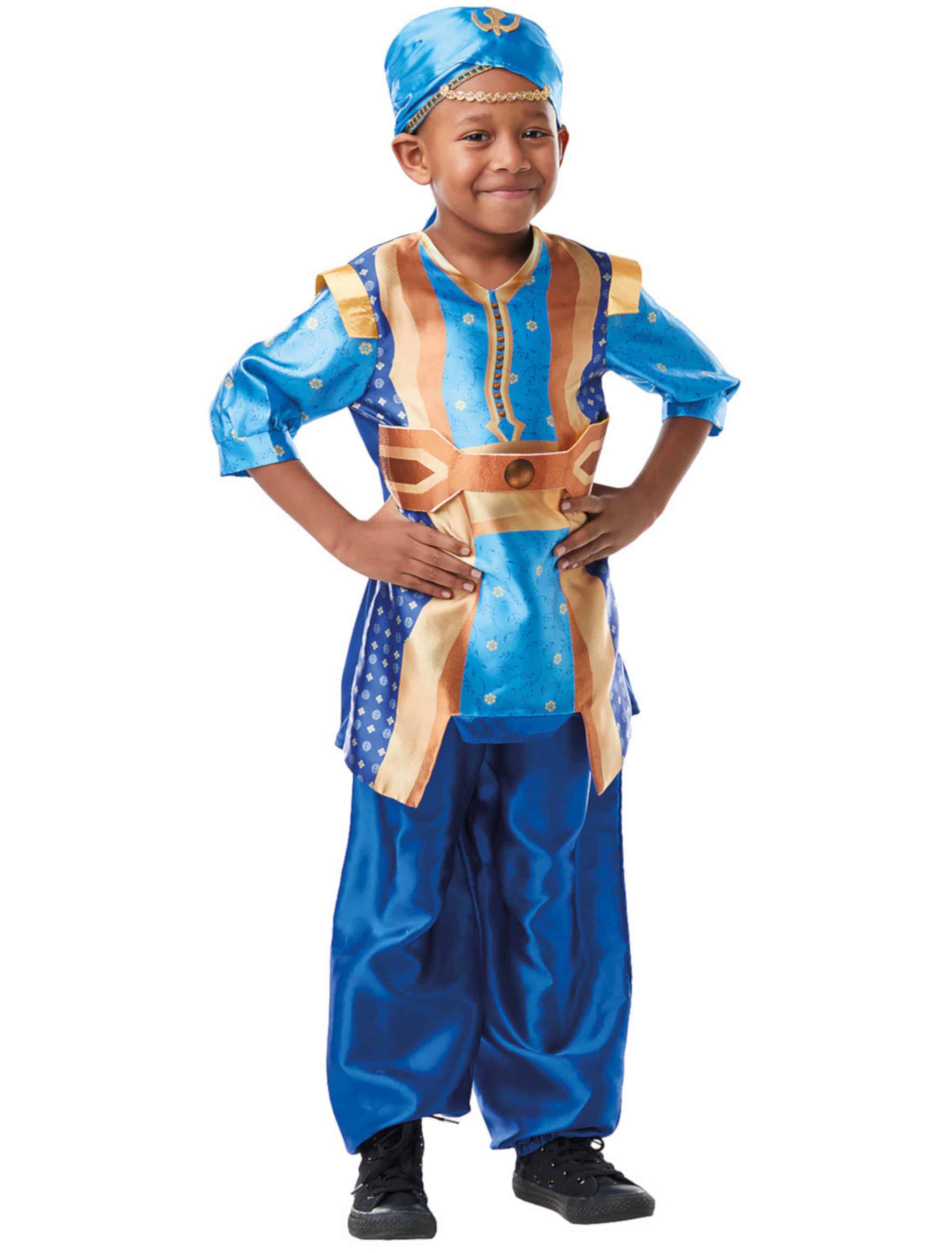Genie Kinder 3-tlg. blau/gold M