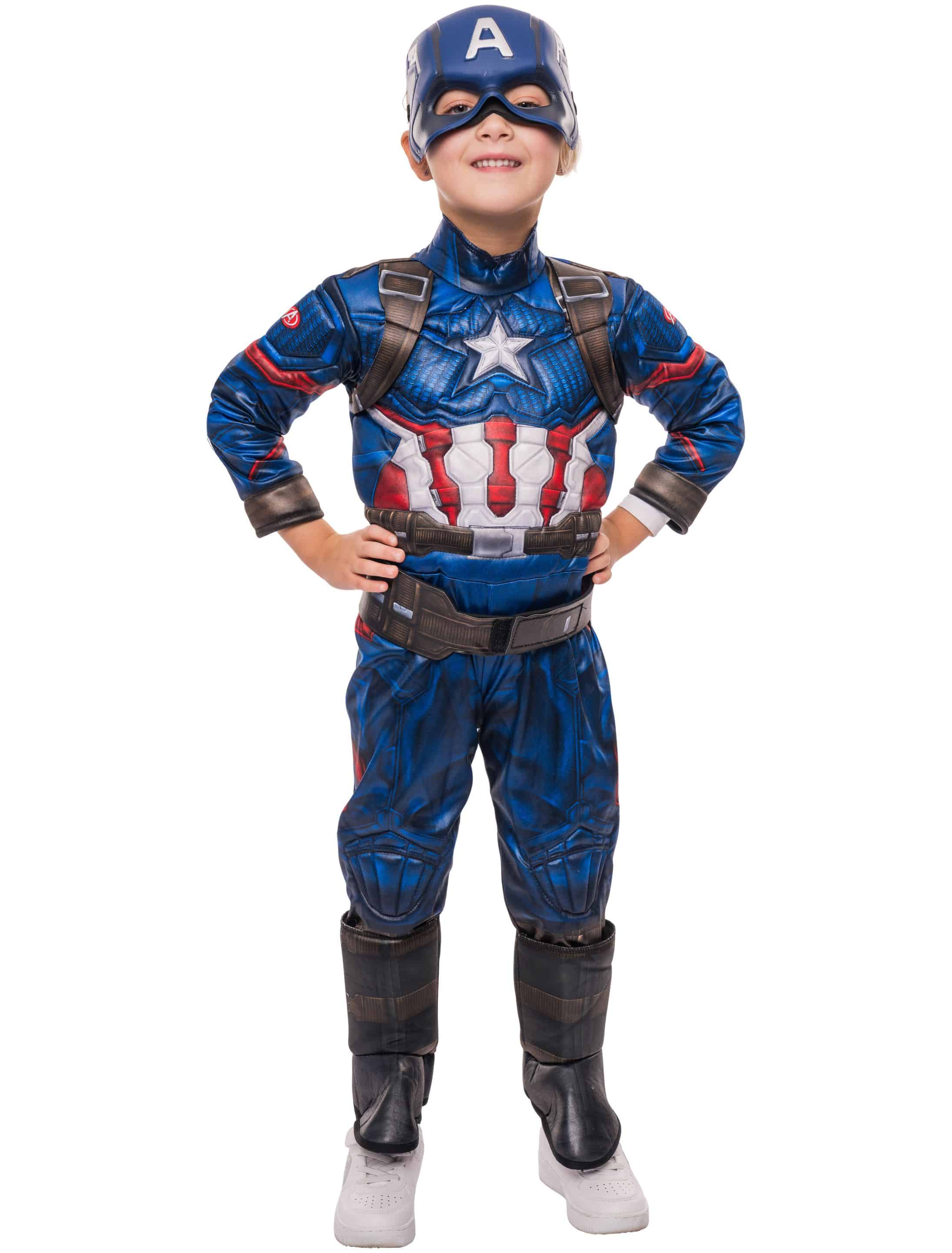 Jumpsuit Captain America 2tlg. Herren rot/weiß/blau 2-4 Jahre