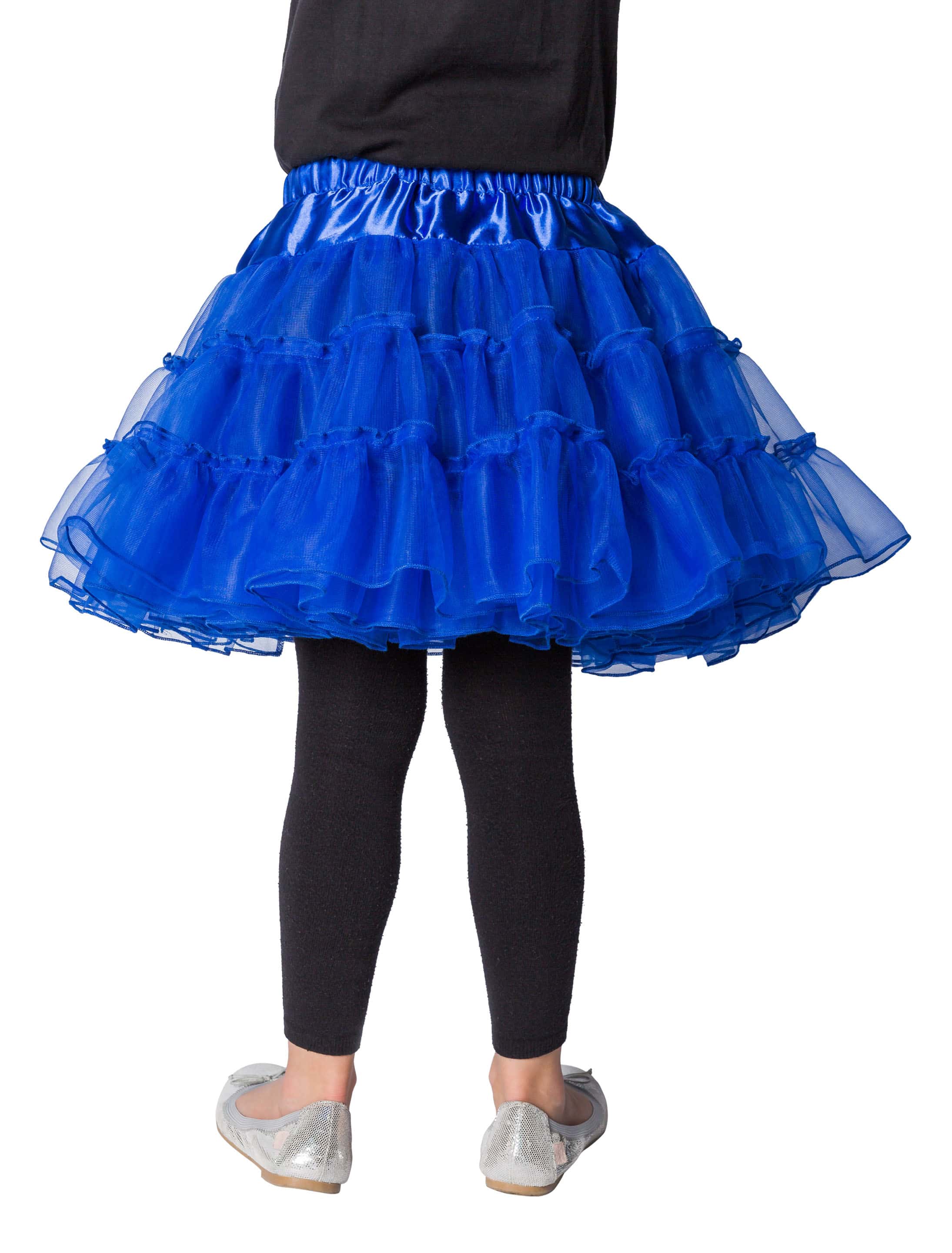 Petticoat Kinder Mädchen blau one size