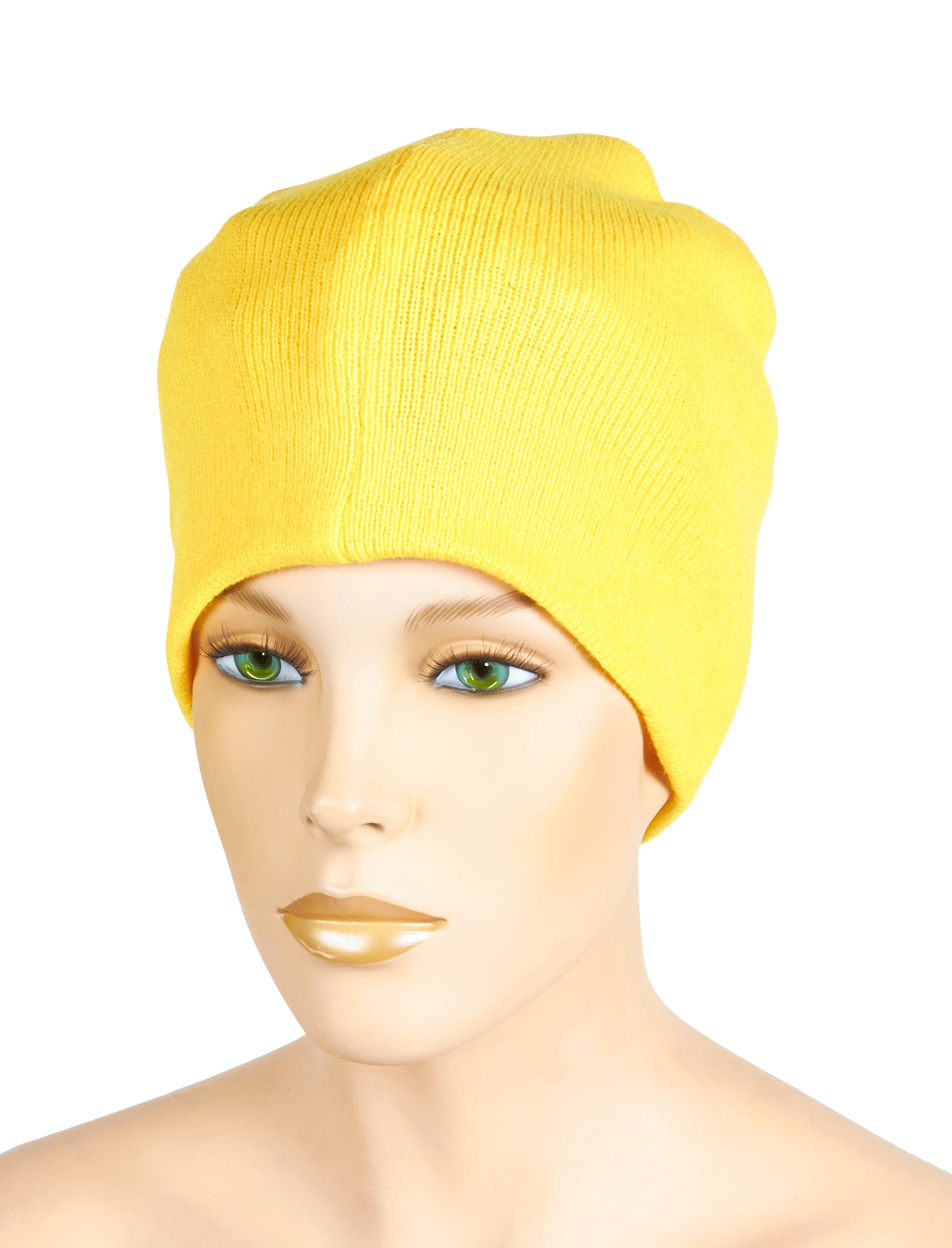 Strickmütze gelb Strickmütze gelb