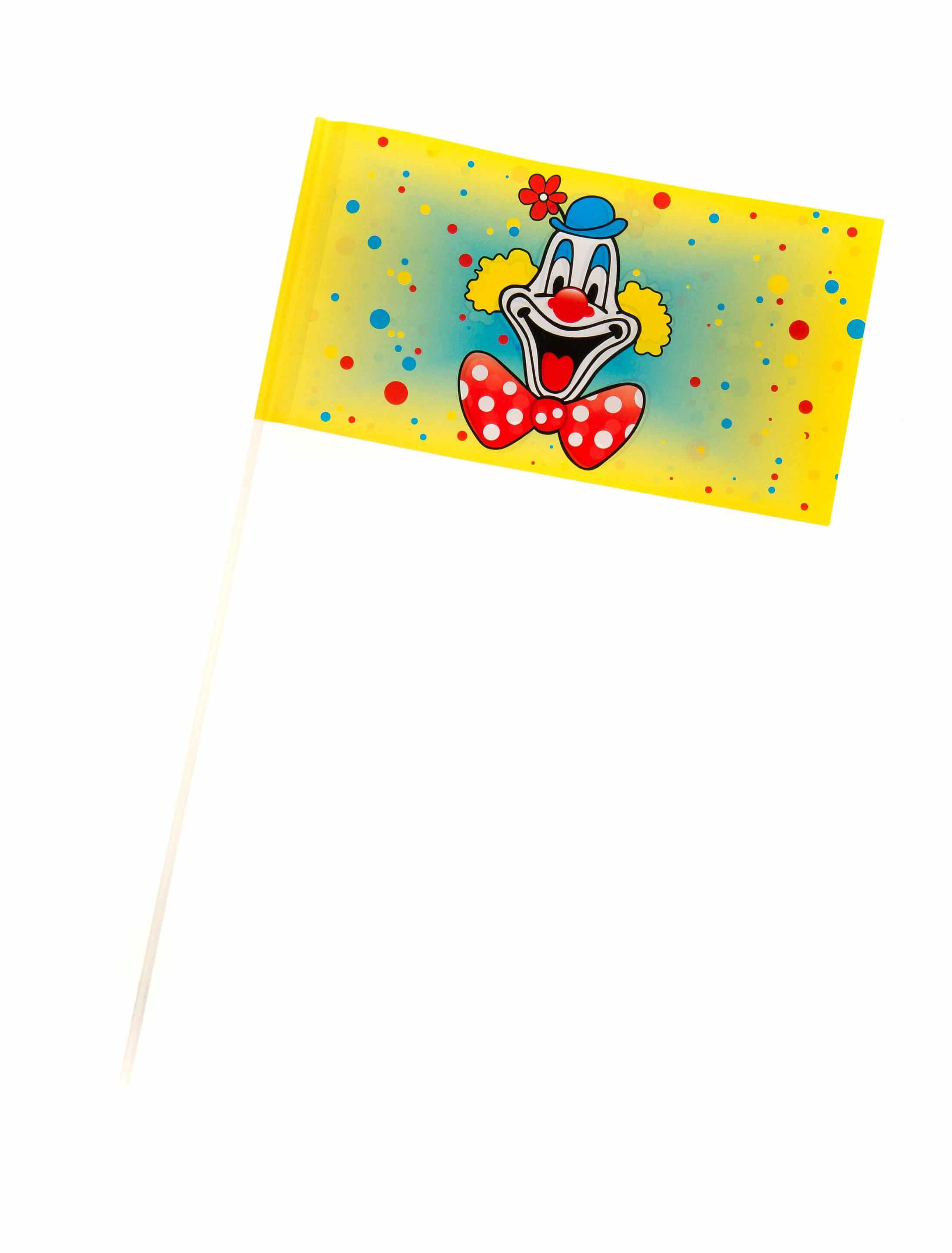 Papierfähnchen Deiters Clown