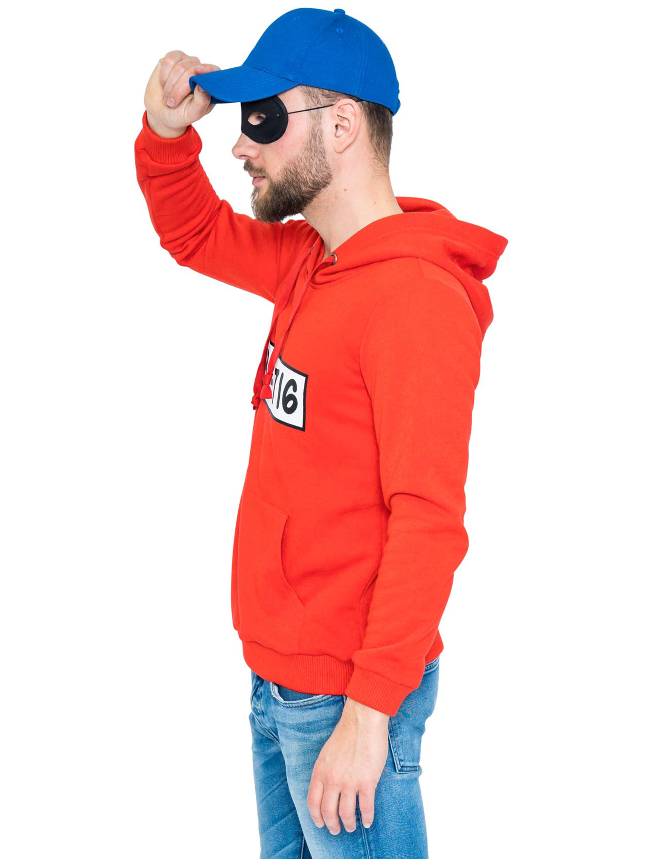 Pullover Safeknacker Herren rot L/XL