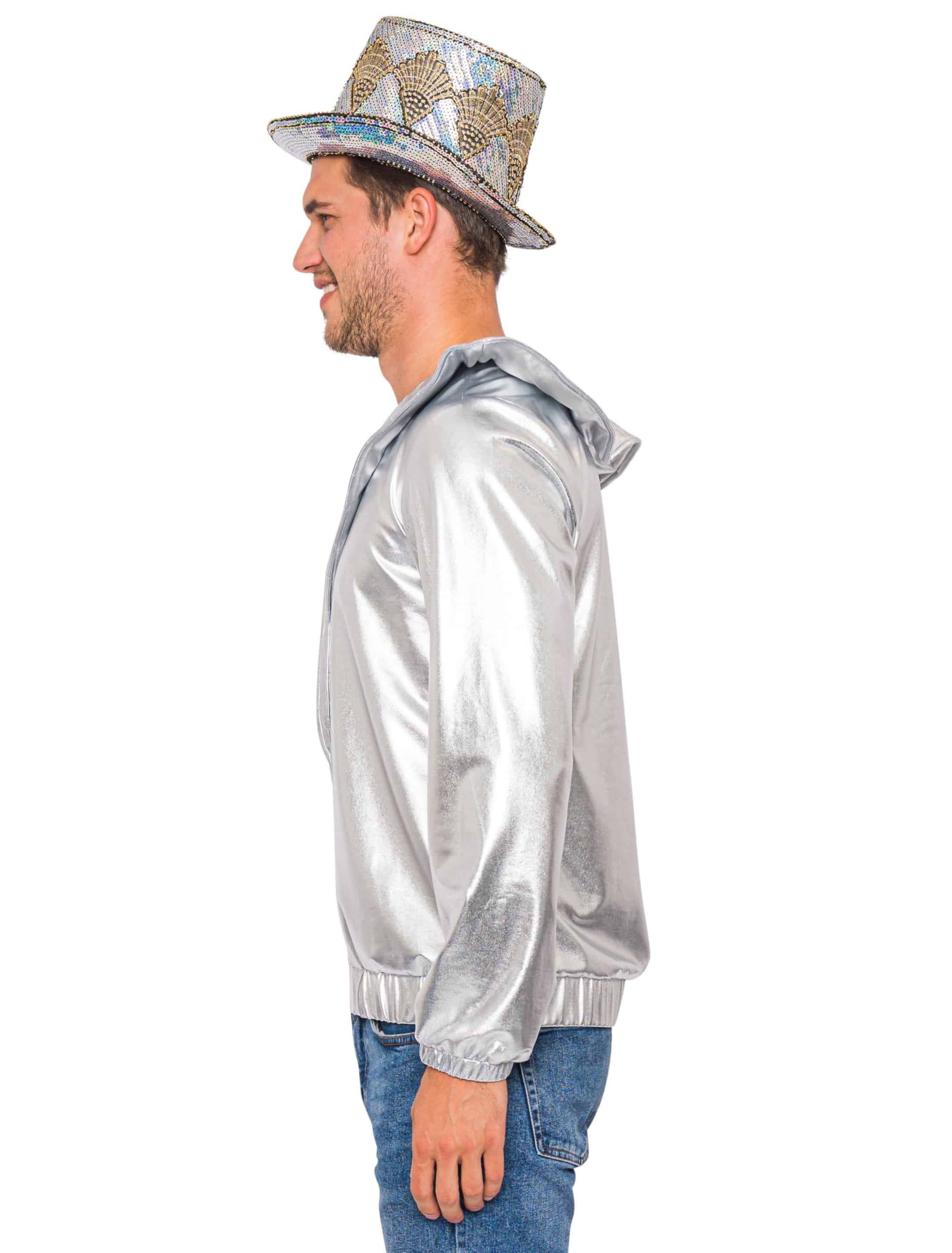 Jacke Space Herren silber M