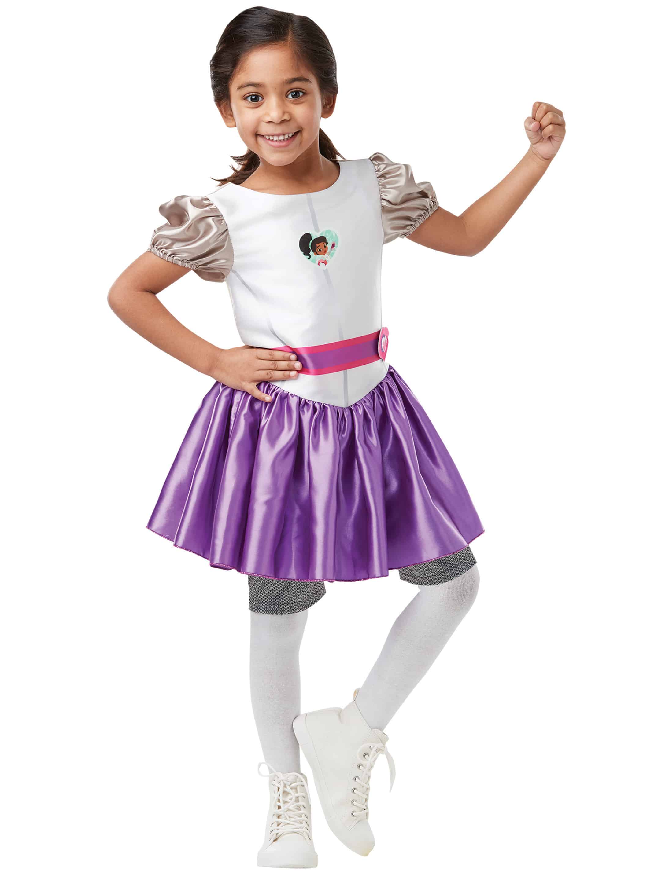 Kleid Nella Knight Classic Kinder 2-tlg. lila/weiß S