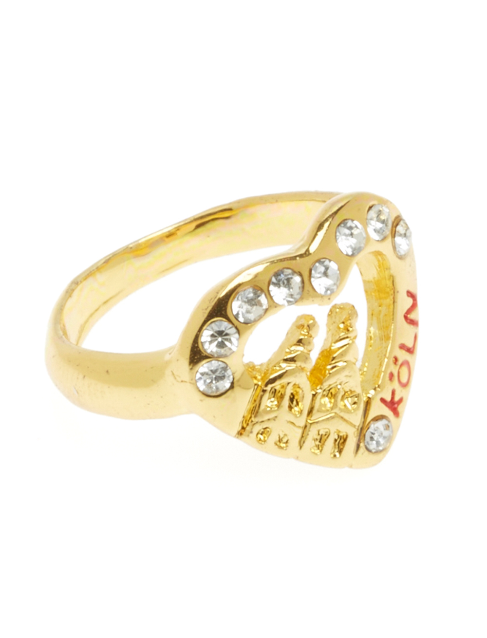 Ring Herz Dom klein gold