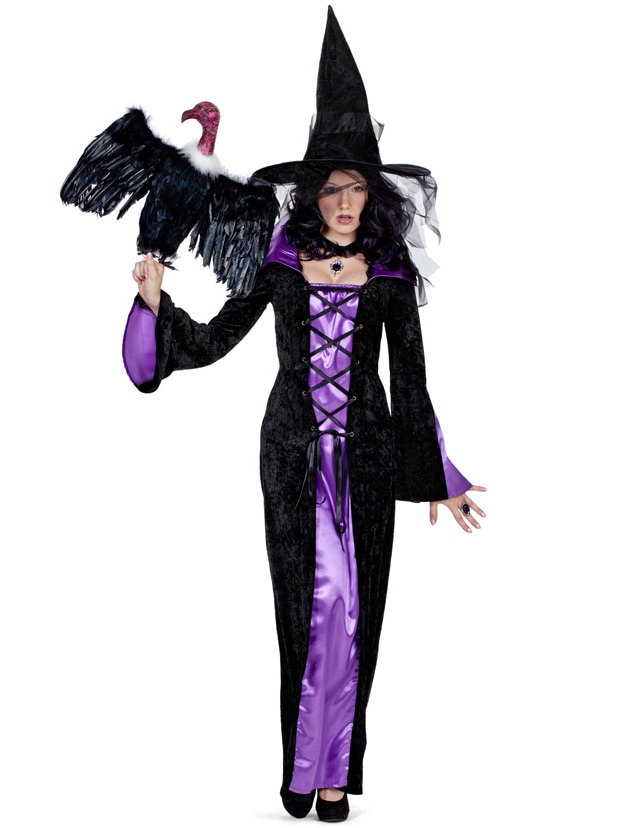 Vampirkleid lila XS
